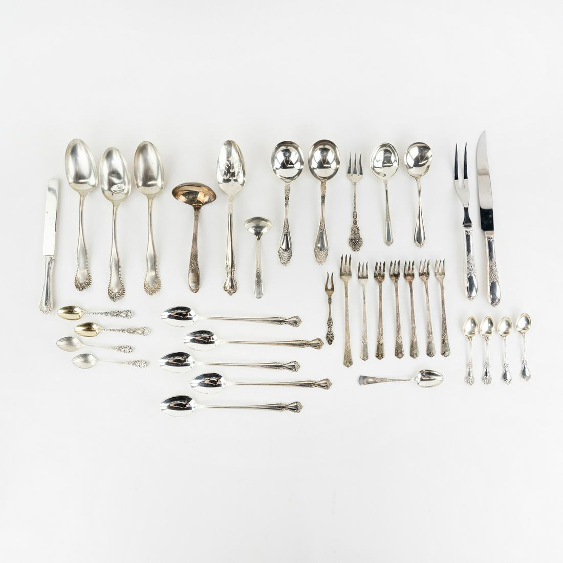 (36) Grouping of Assorted Sterling and Plate Flatware (1 of 13)