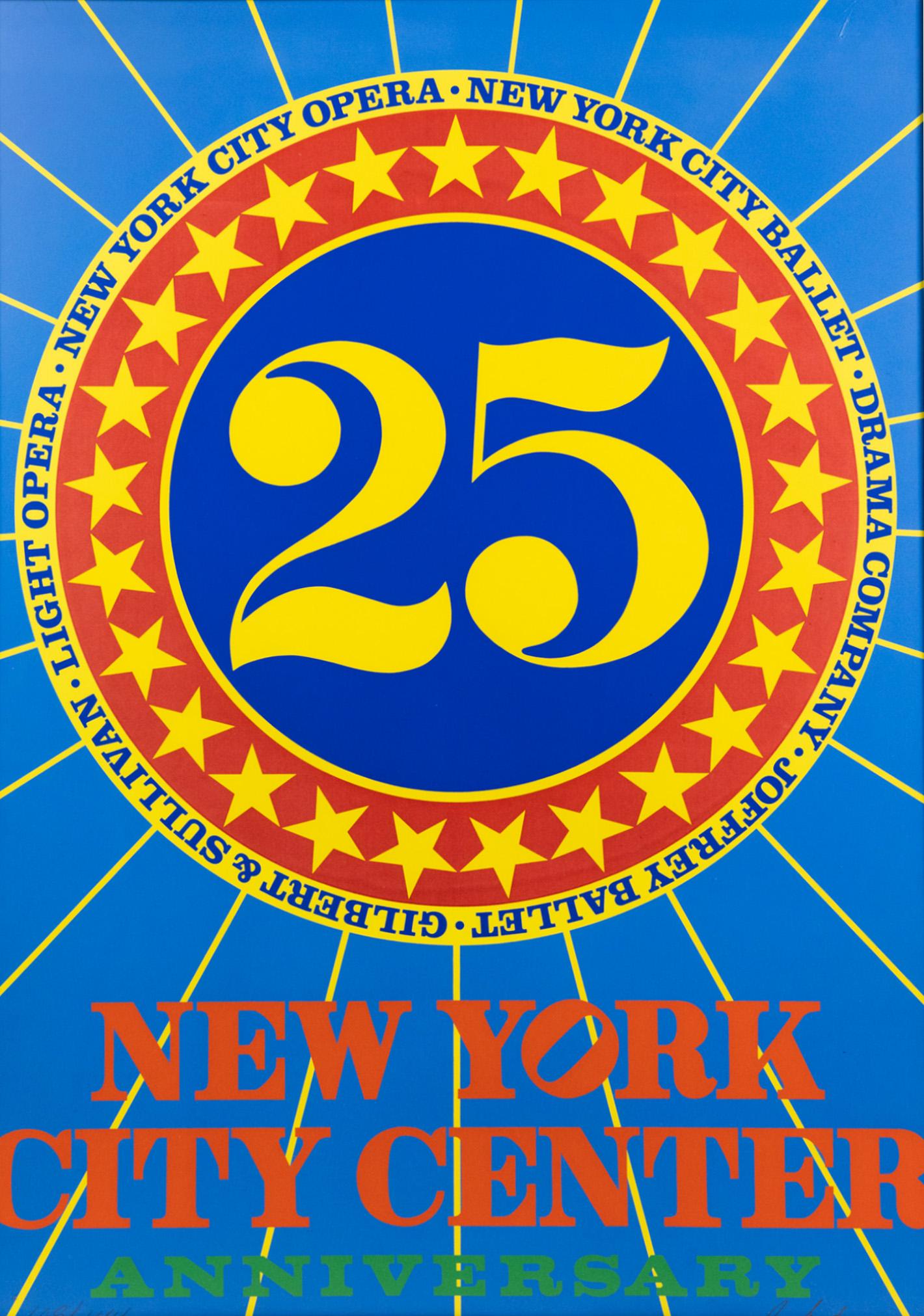 Robert Indiana NYC Center Music & Drama 25th Ann Signed (1 of 14)