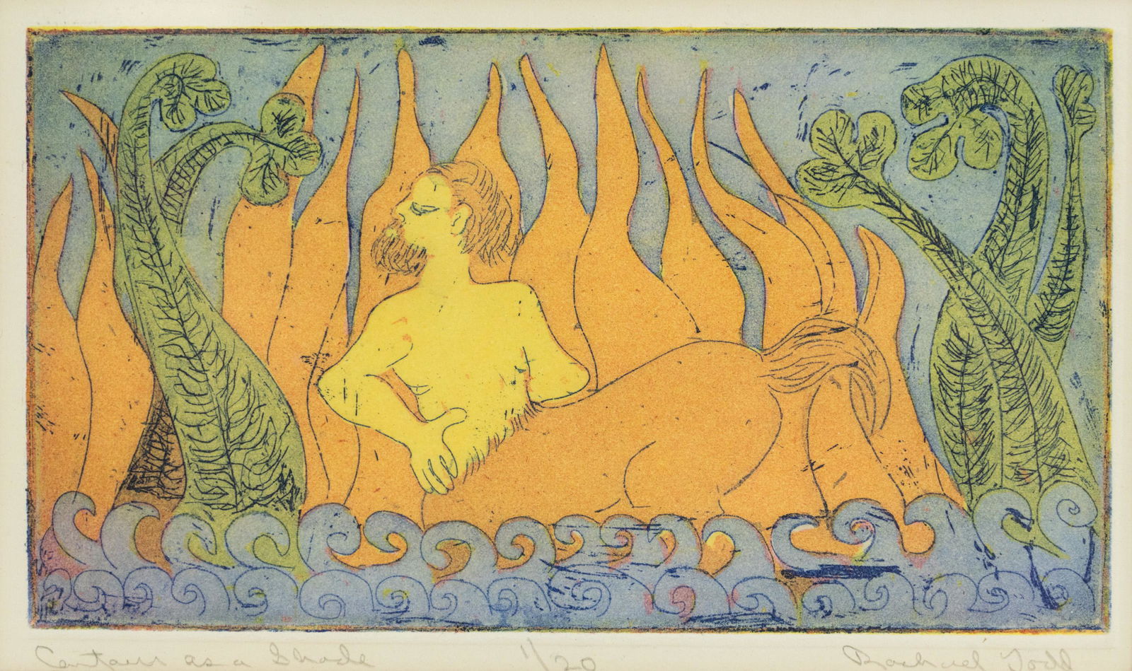 Rachael Todd Centaur as a Shade Lithograph Signed (1 of 8)