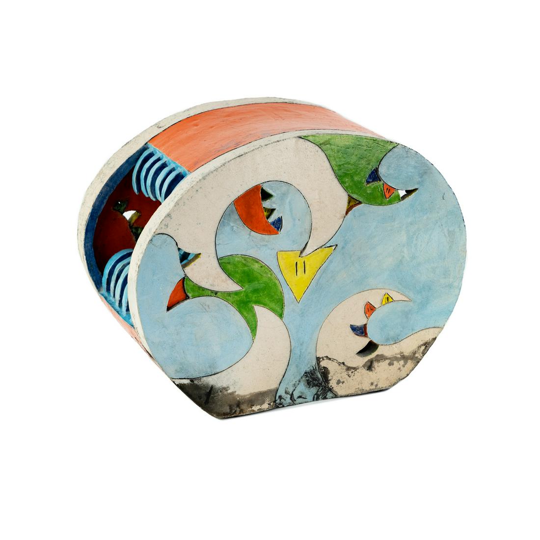 Modern Ceramic Crashing Wave Sculpture (1 of 8)