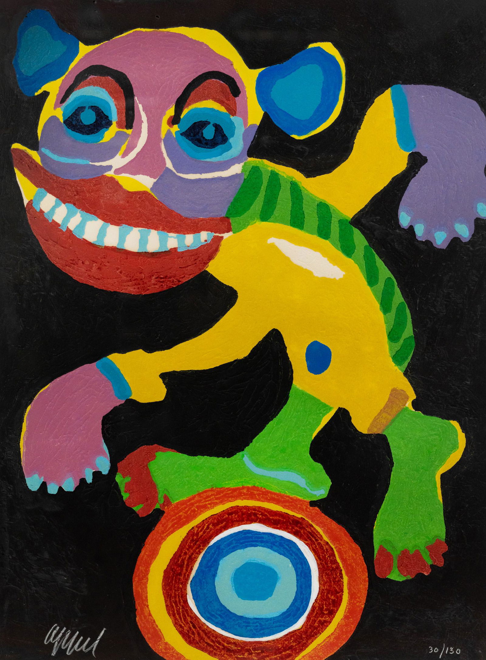 Karel Appel 'Piste a l'mage de la planete' Signed (1 of 15)