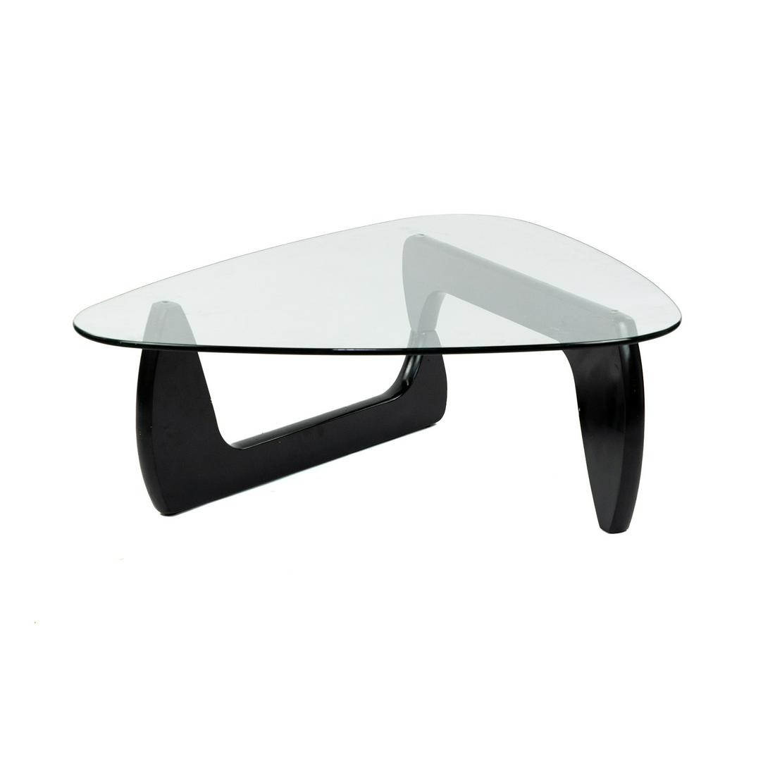 Isamu Noguchi Style Glass Top Coffee Table (1 of 11)