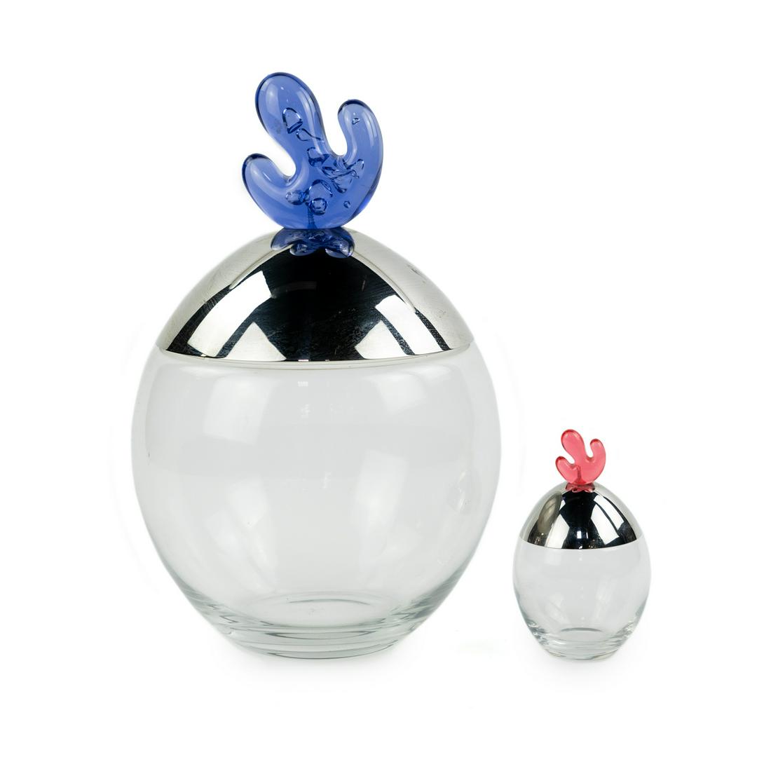 (2) Set of Joanna Lyle for Alessi Italy Ovo Jars (1 of 7)