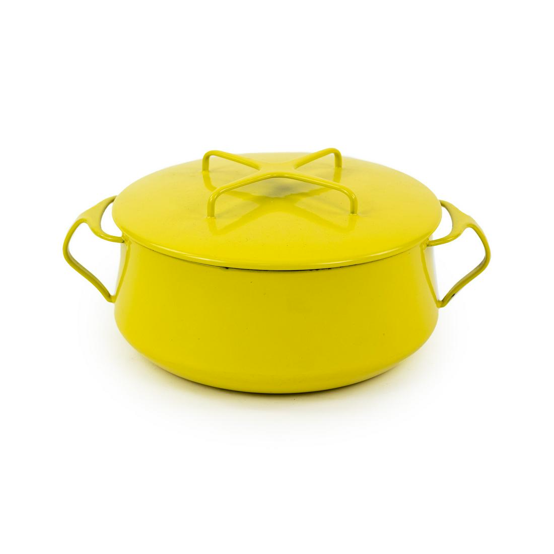 Dansk Kobenstyle Yellow MCM Covered Dutch Oven (1 of 6)
