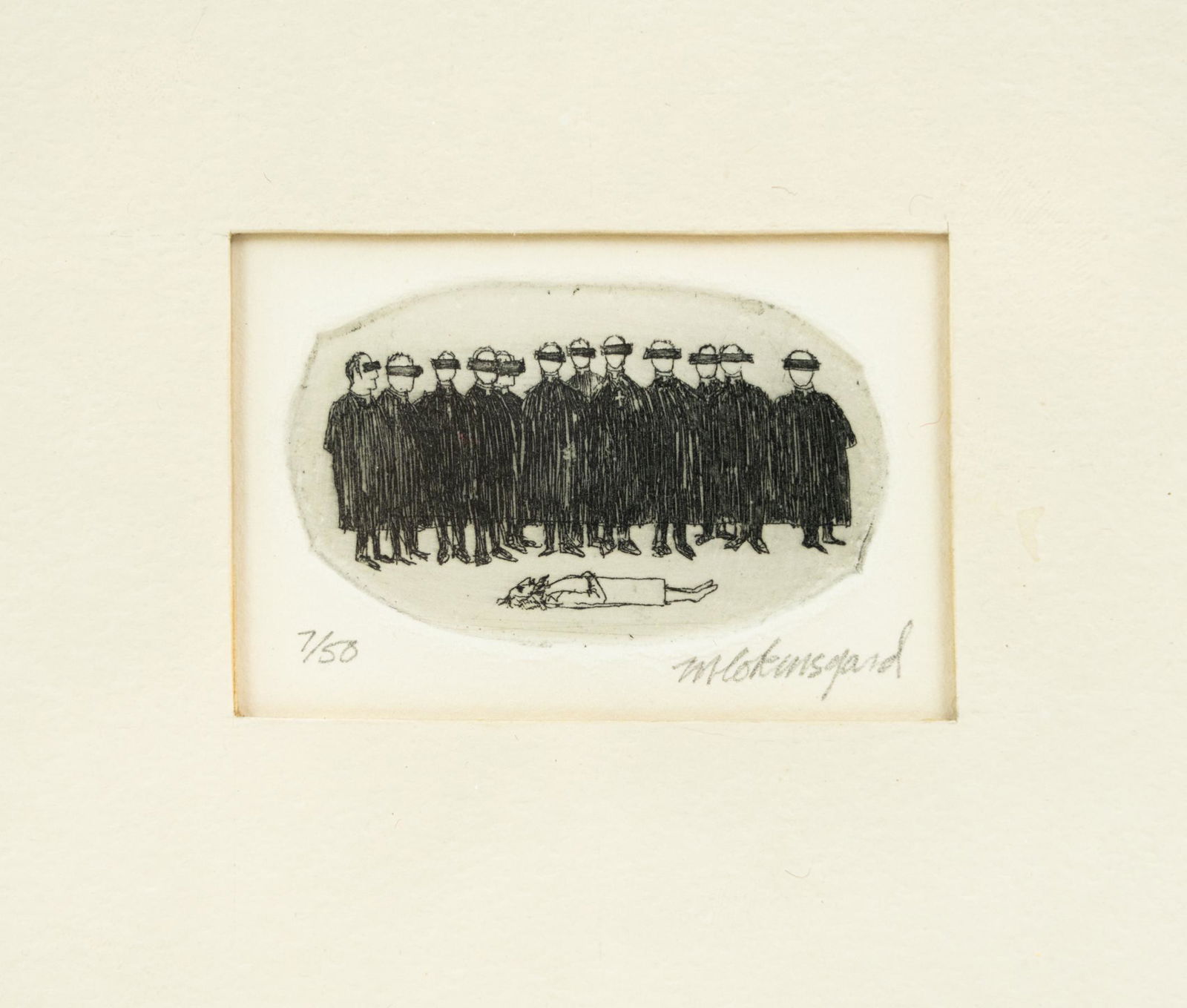 Michael Lokensgard Etching Signed (1 of 7)