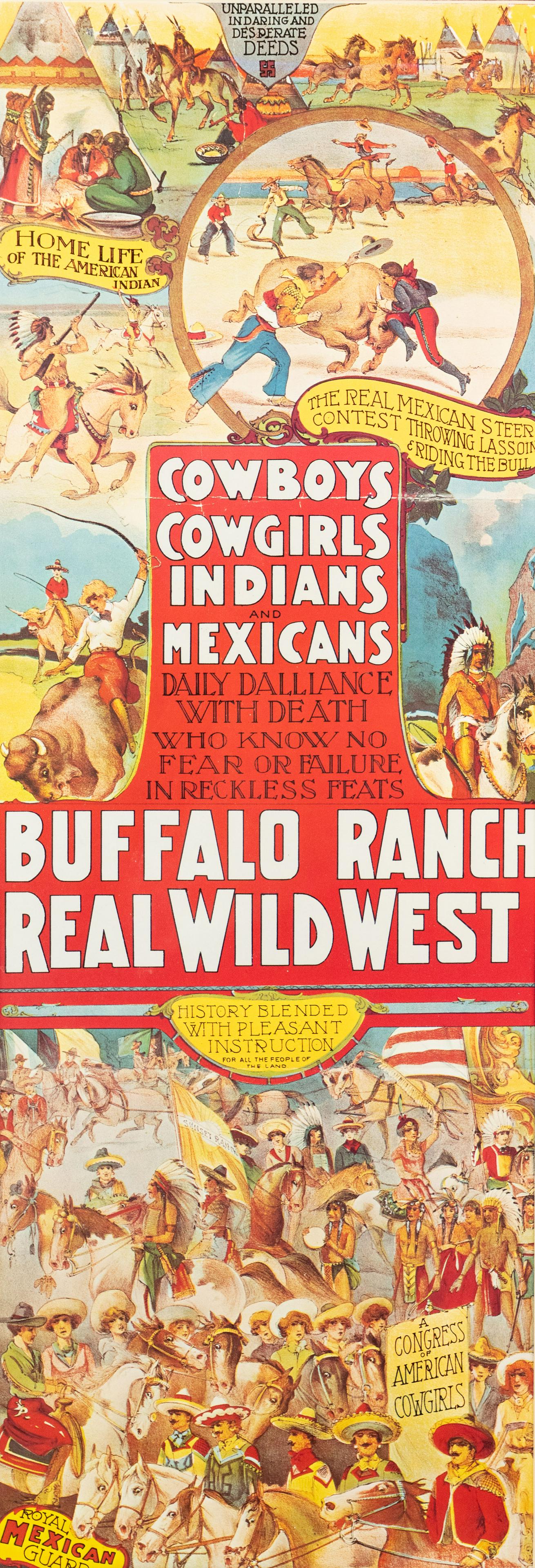 Buffalo Ranch Wild West 'Cowboys...Mexicans' Poster (1 of 10)