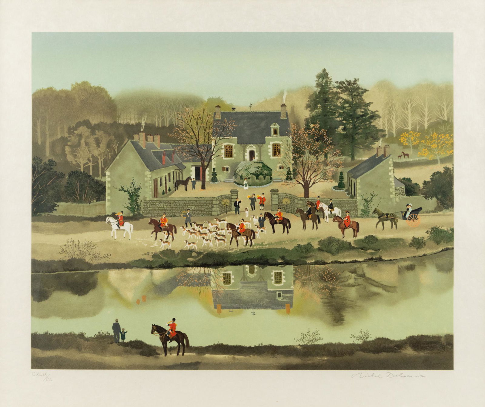 ミッシェル・ドラクロワ「Au Bonheur du Jour　26/150」