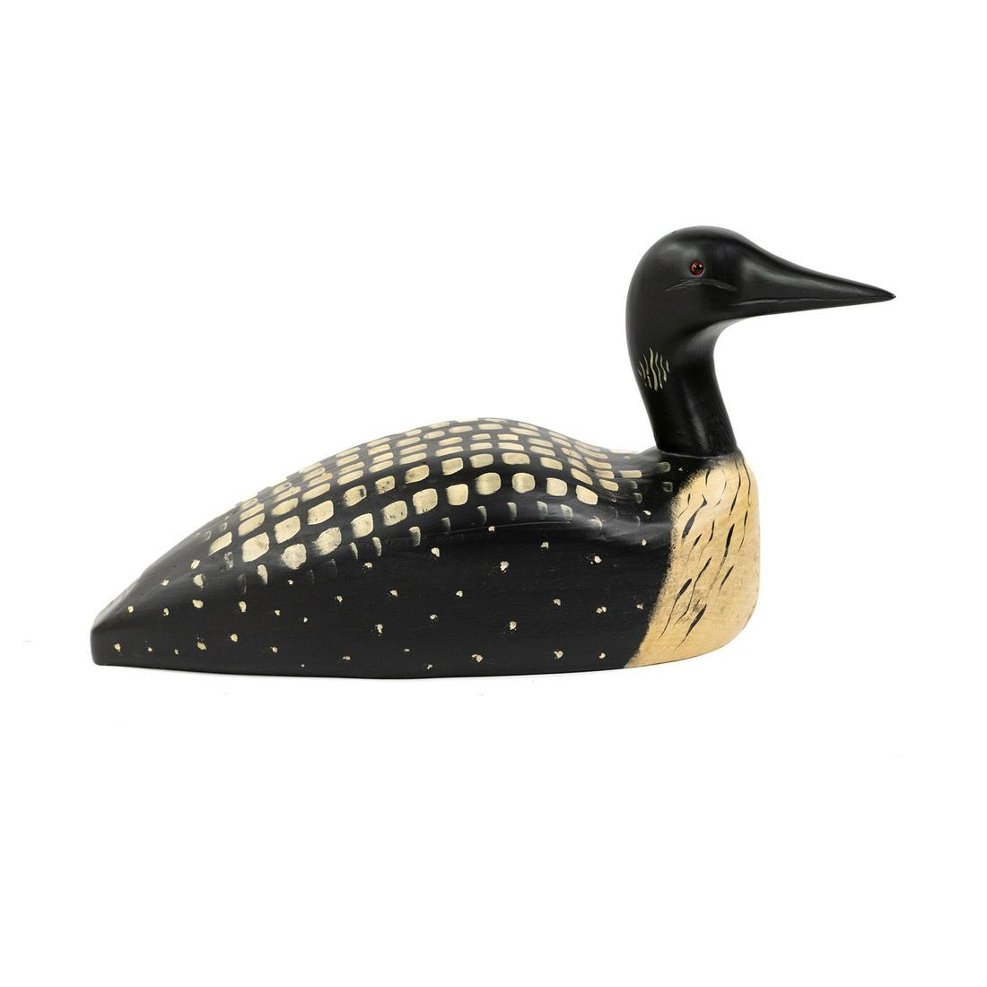 1987 Rangeley Lake Decoys Carved Duck Decoy (1 of 9)