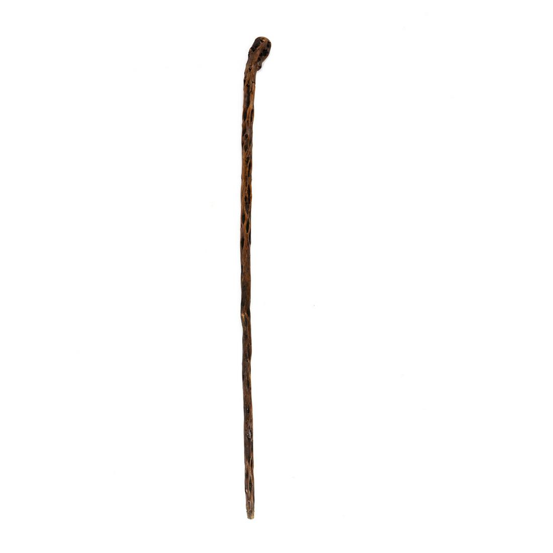 Antique Natural Wood Walking Cane (1 of 8)
