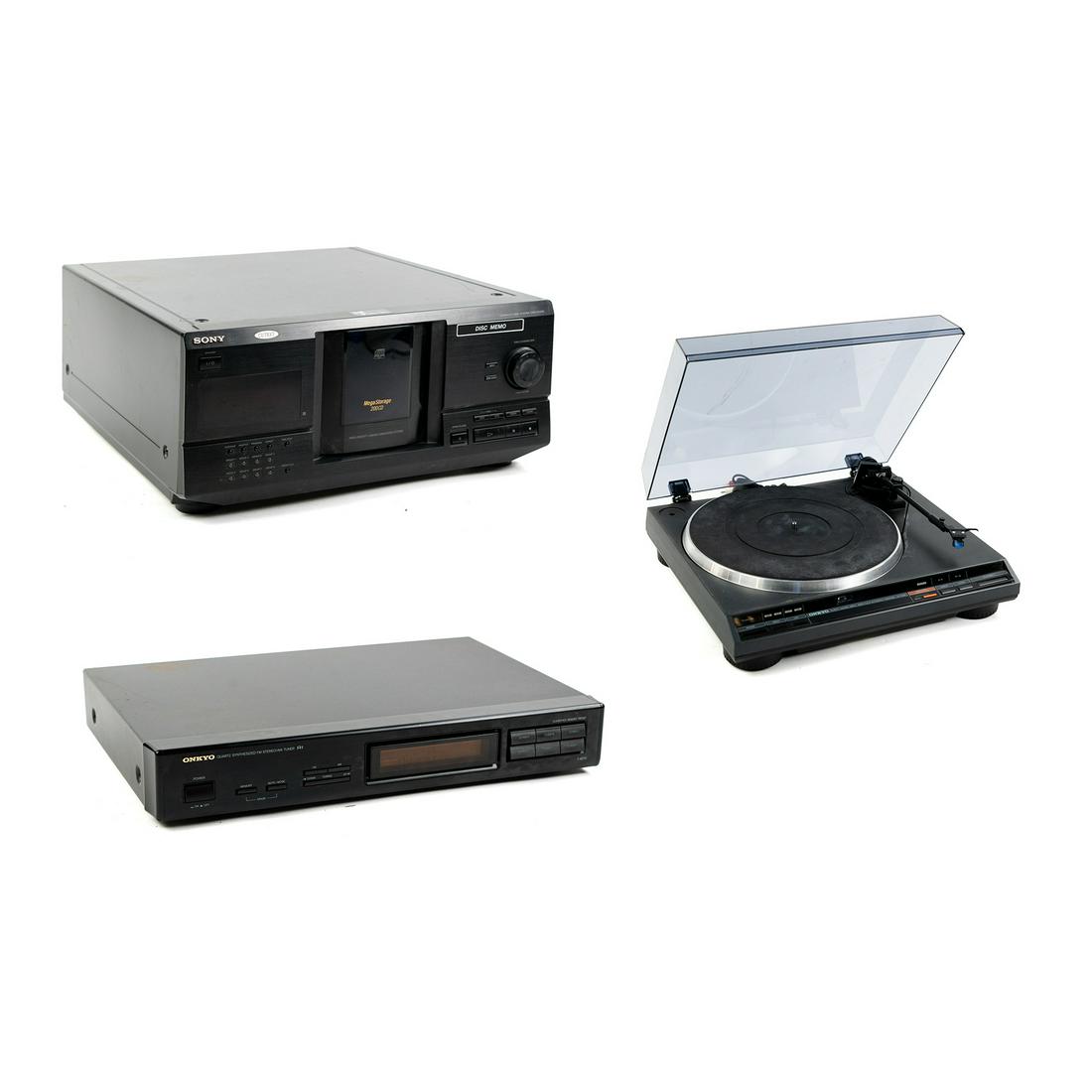 (3) Sony CDP-CX220 / Onkyo T-4010 and CP-1046F (1 of 20)