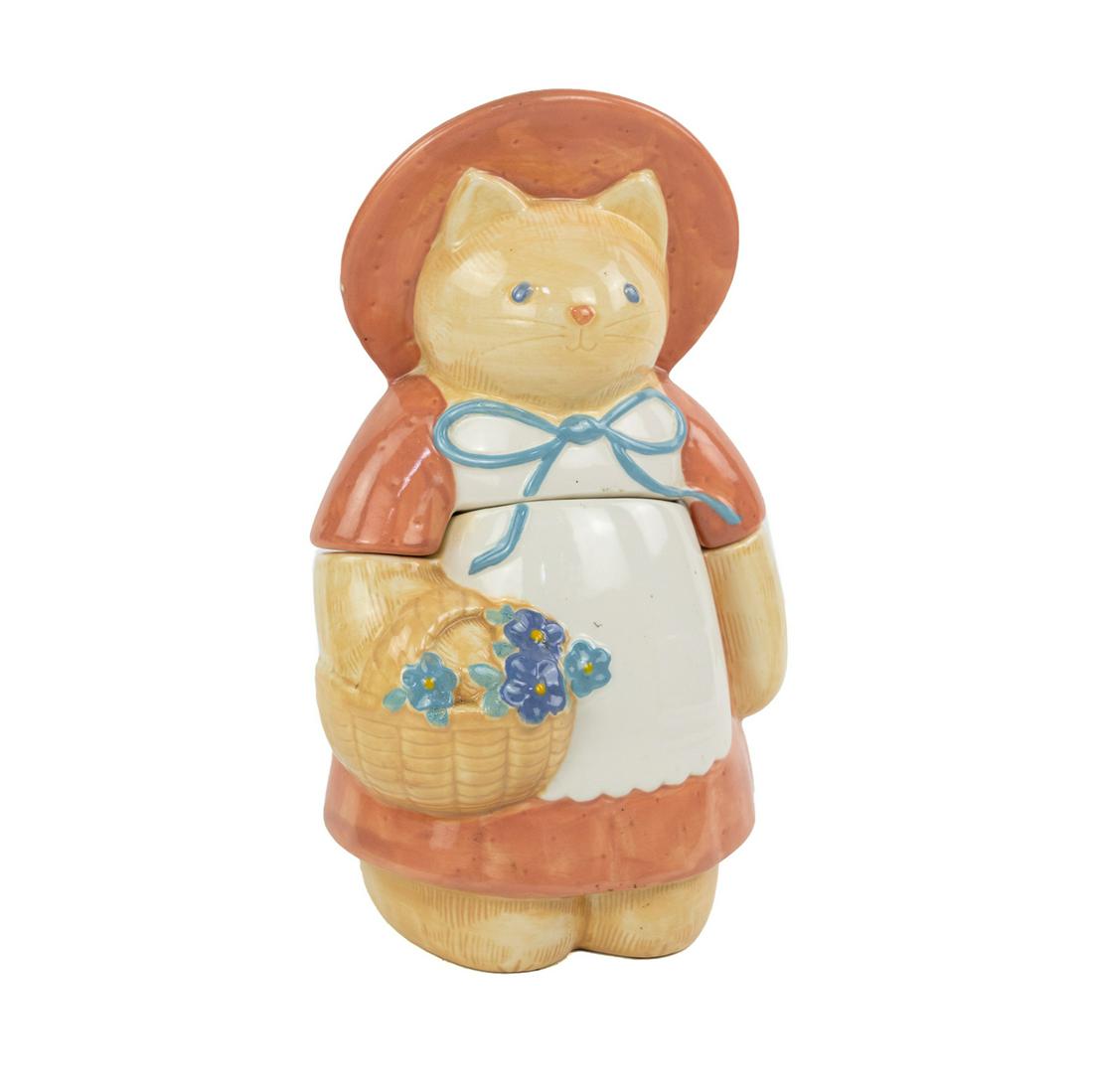 Treasure Craft Auntie Em's Cat Cookie Jar (1 of 6)