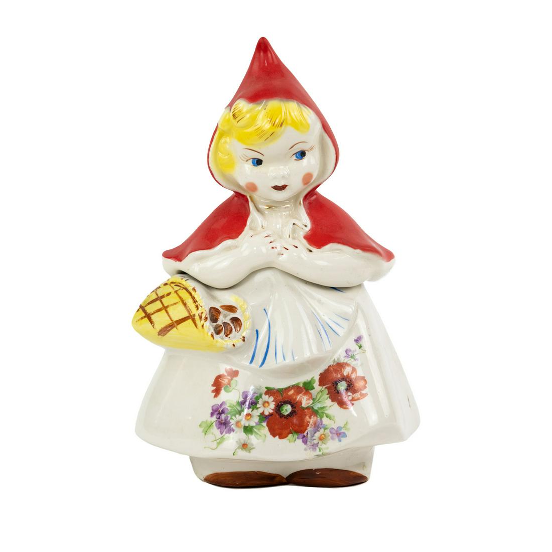 Hull Little Red Riding Hood Cookie Jar Pat No. 135889 (1 of 7)