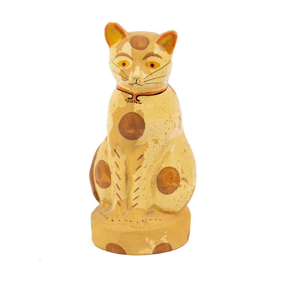 1989 Springfield Pottery Works Vintage Cat Sculpture (1 of 6)