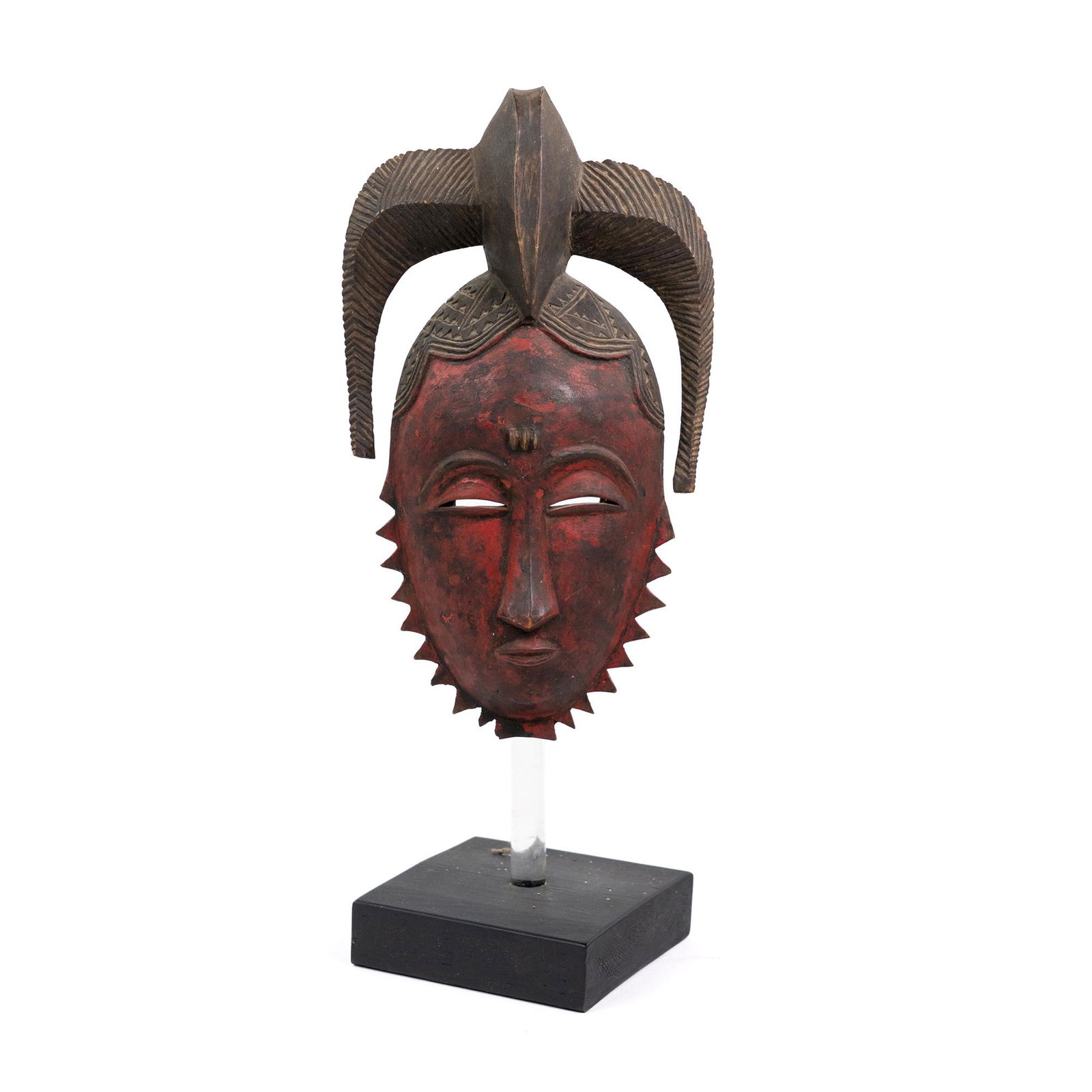 African Ivory Coast Guro 'Gu' Carved Mask (1 of 10)