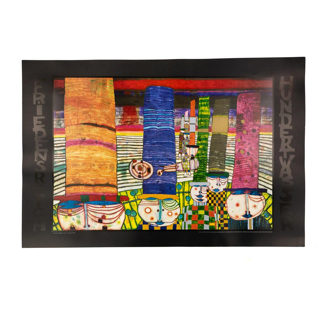 Friedensreich Hundertwasser 'Hats That Wear You' Print (1 of 11)