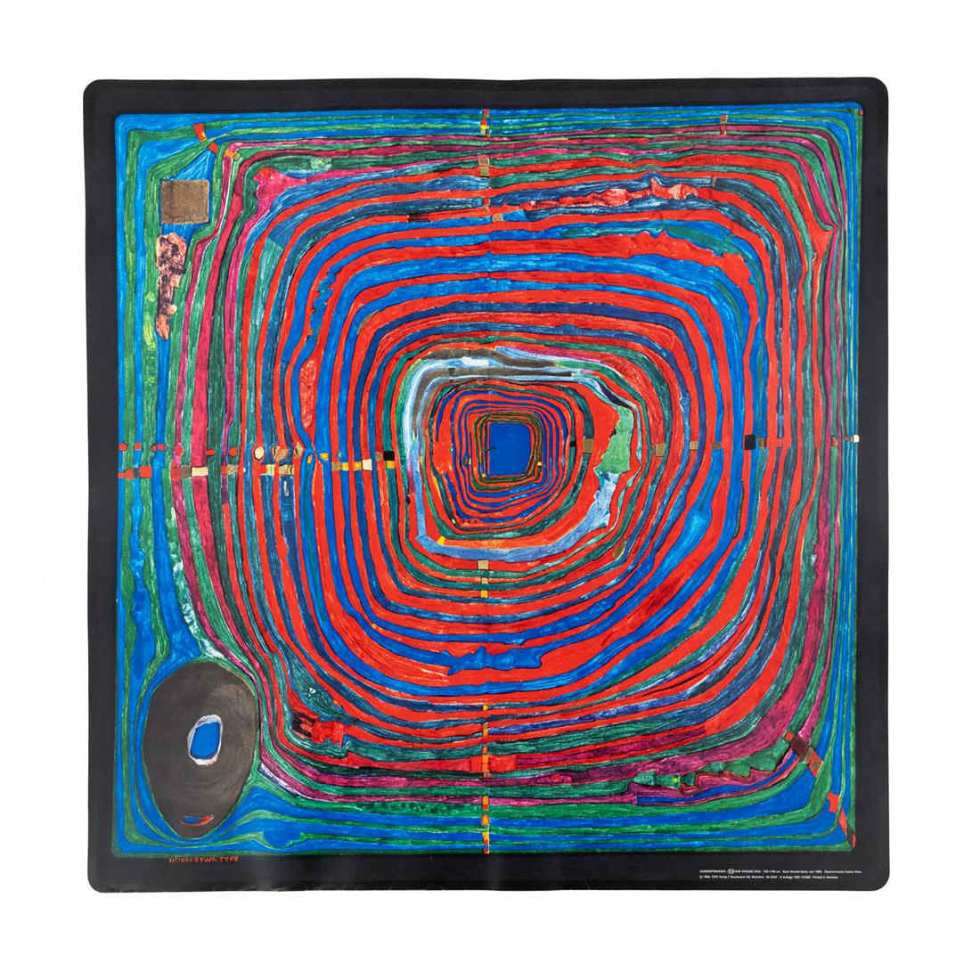 Friedensreich Hundertwasser 'Der Grosse Weg' 1975 Print (1 of 9)