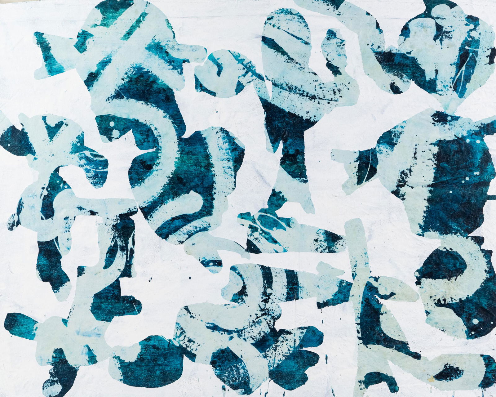 Bo Joseph Untitled Abstract Mixed Media on Cloth (1 of 14)