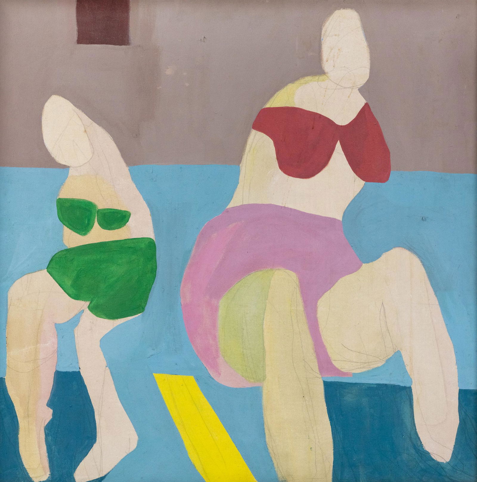 Julia Christian 'Ladies Relaxed' O/C Painting (1 of 12)