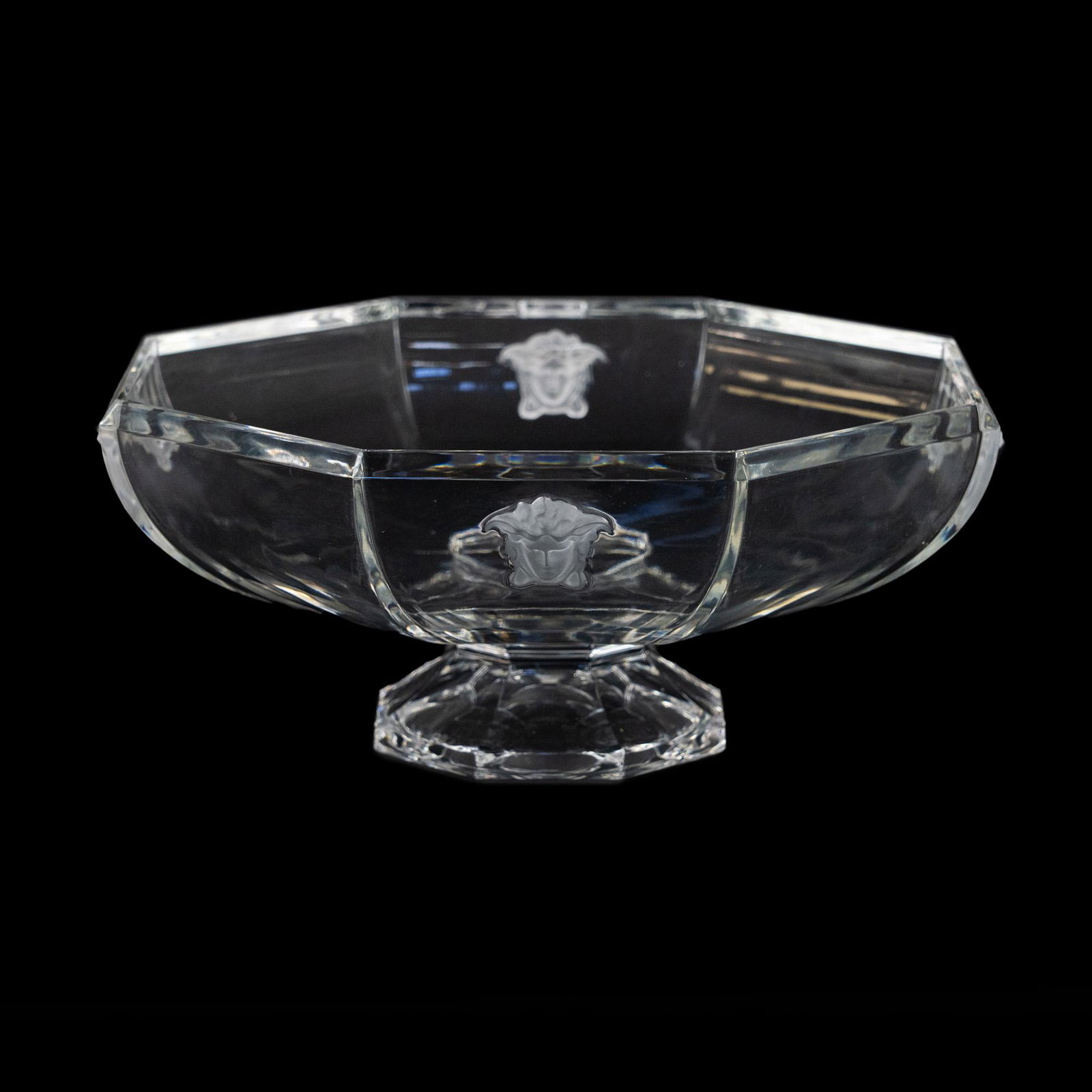 Versace for Rosenthal Medusa Lumiere Crystal Center Bowl (1 of 10)