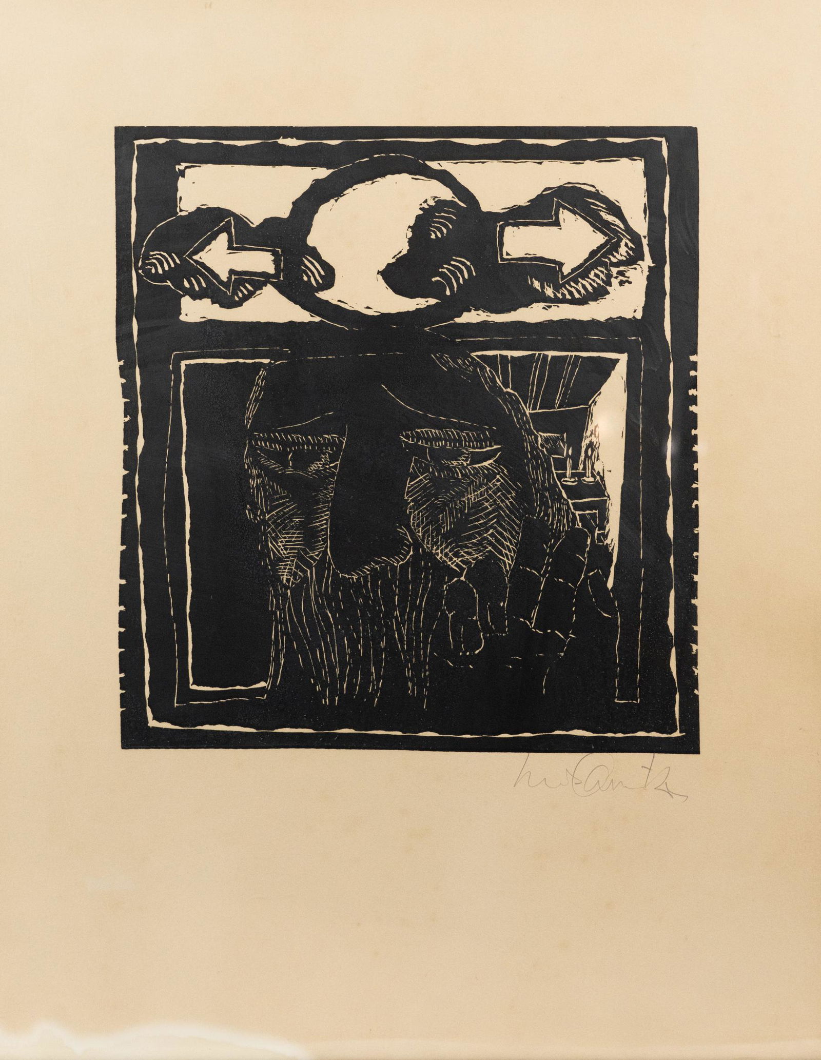 Luis Camnitzer 'Blessing of the Moon' Etching (1 of 10)
