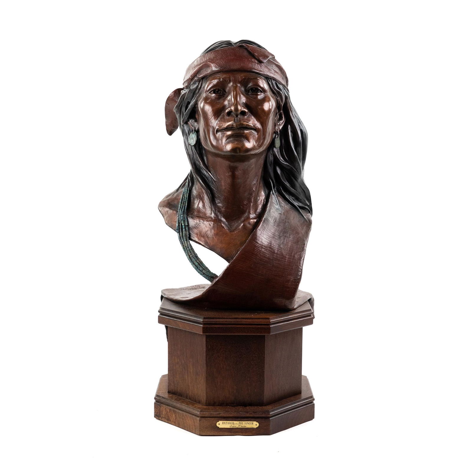 Susan Kliewer 'Hataalii' Bronze Bust Sculpture (1 of 13)
