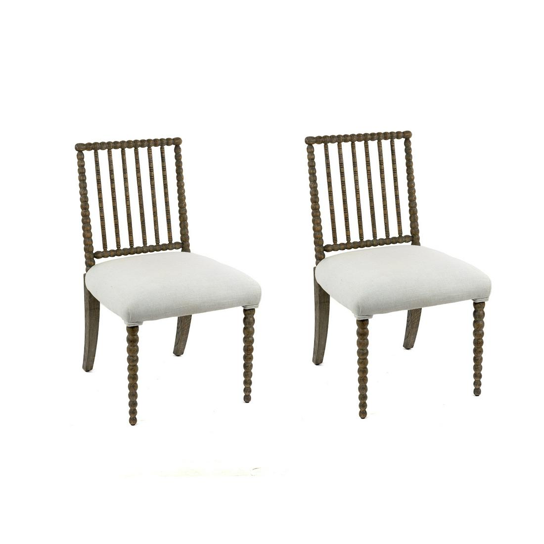 (2) Pair of Mr Brown London Beatrix Spindle Side Chairs (1 of 11)
