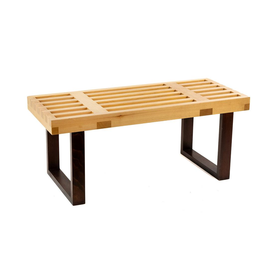 George Nelson Style Slatted Platform Bench (1 of 14)
