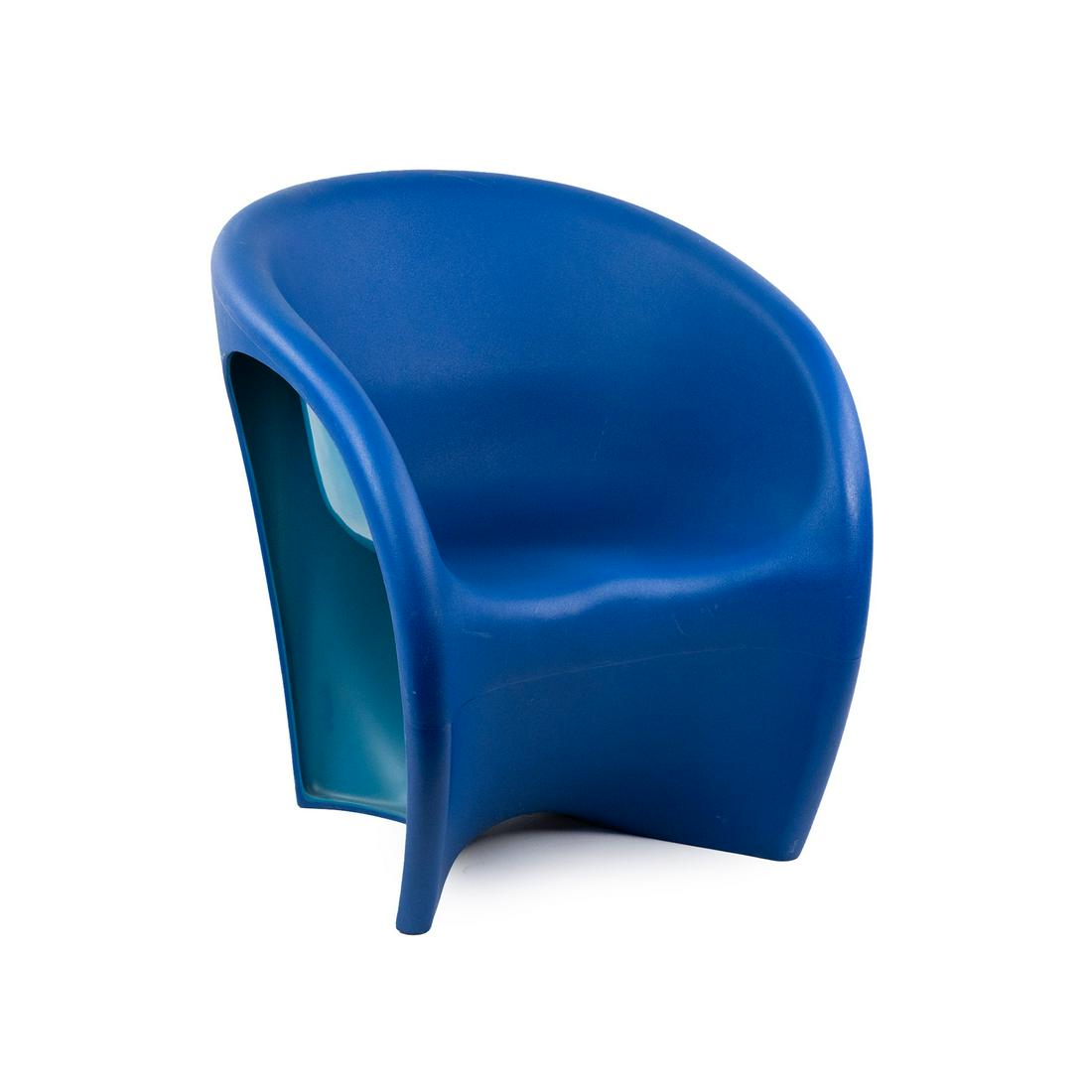 Ron Arad for Driade Store MT1 Blue Lounge Chair (1 of 11)