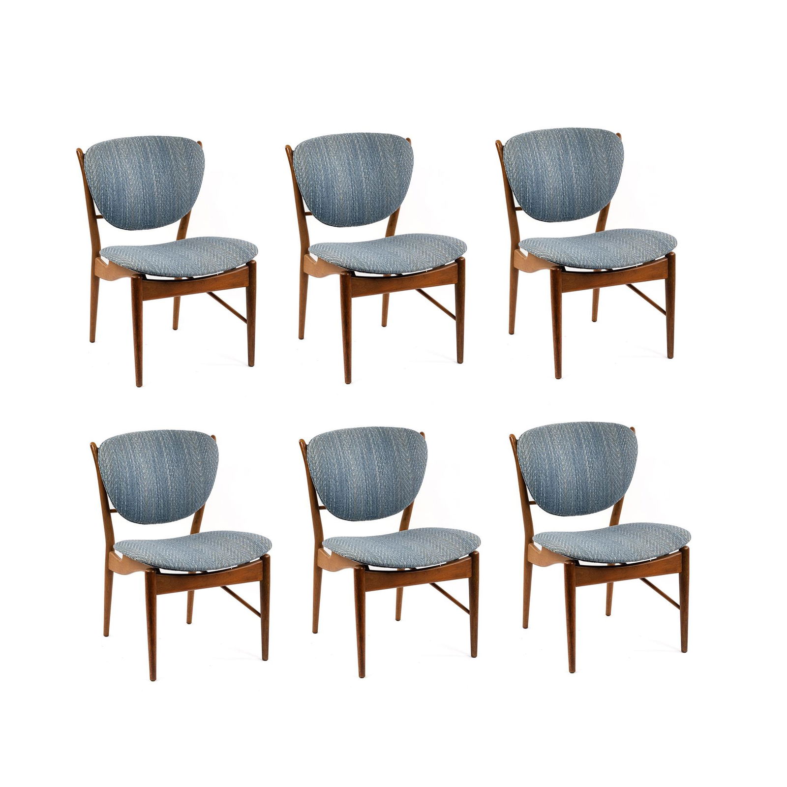(6) Set of Finn Juhl for Baker NV-51 Dining Chairs (1 of 13)