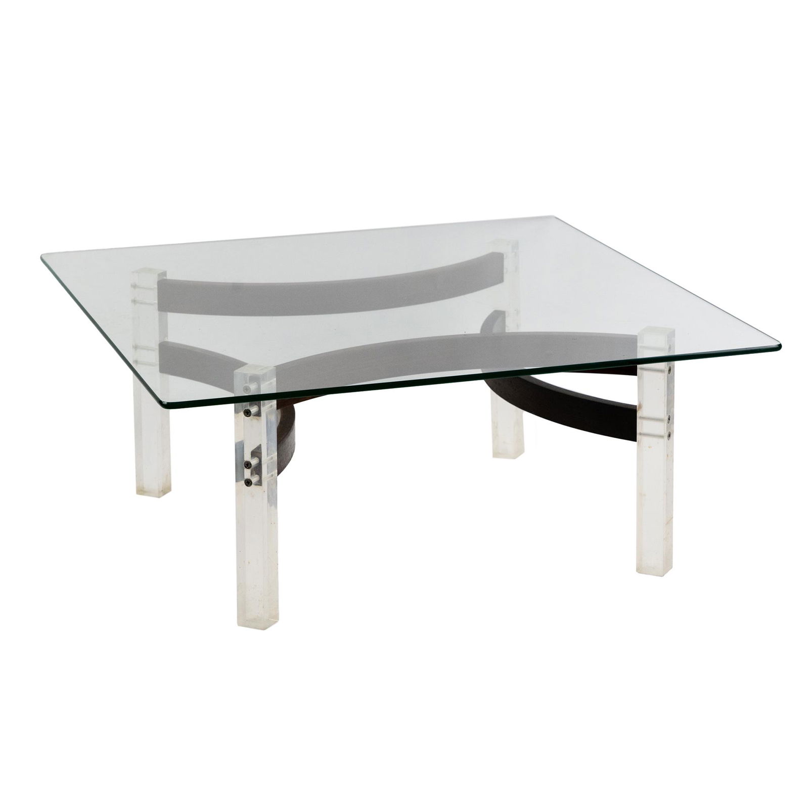 Lucite and Bentwood Coffee Table after Charles Jones (1 of 10)