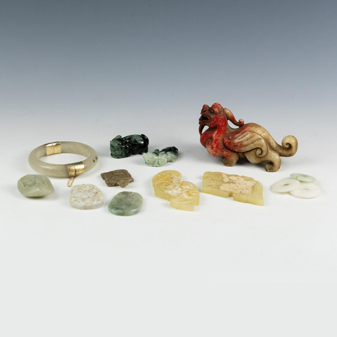 (13) Chinese Hardstone Carved Objects (1 of 8)