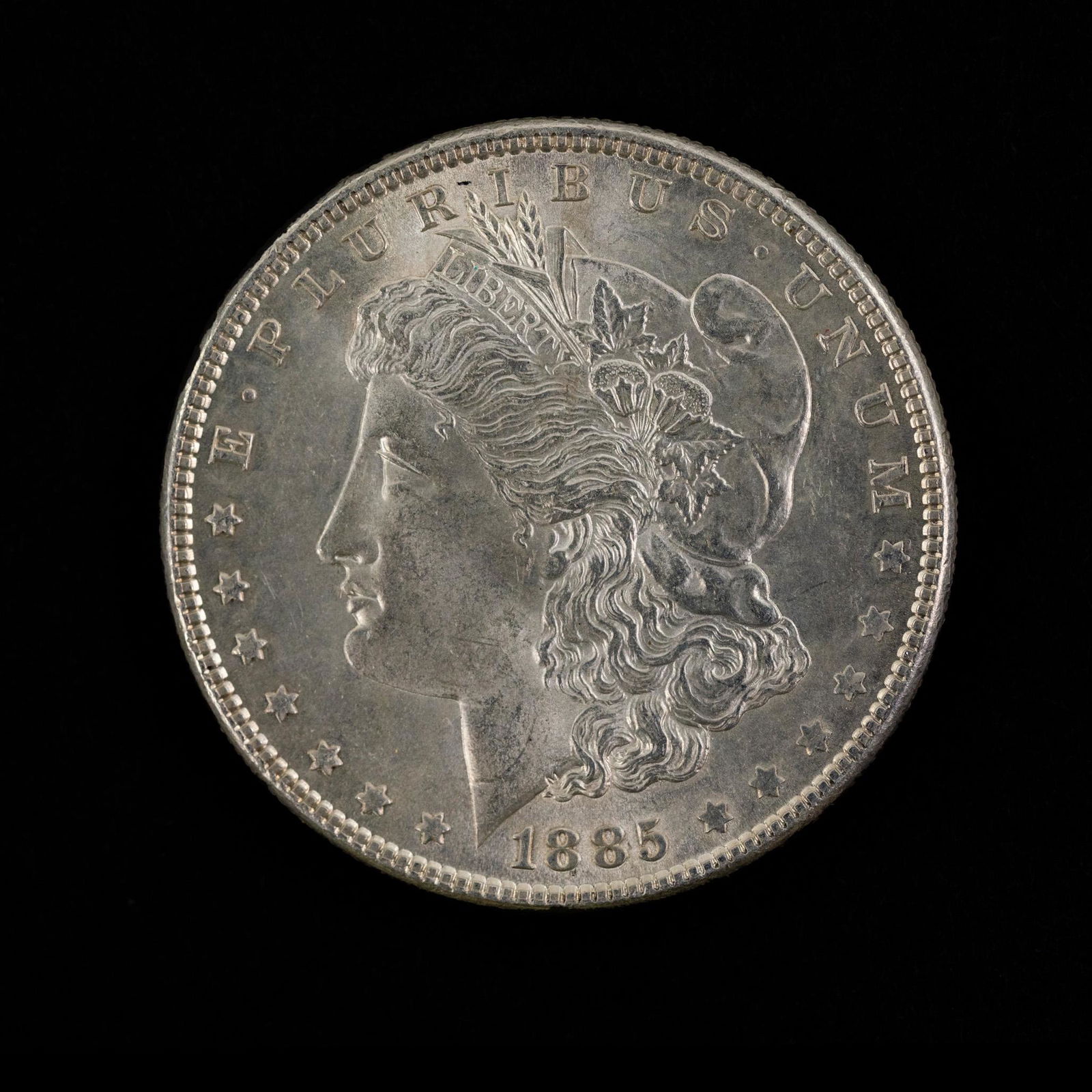 1885 Lightly Circulated Morgan Silver Dollar Coin (1 of 2)