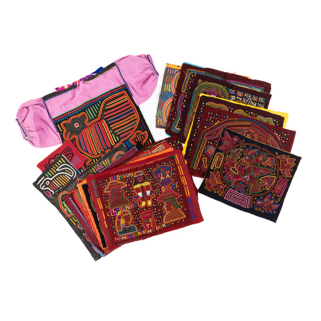 (23) Mola Hand-Stitched Textile Art incl Shirt (1 of 5)