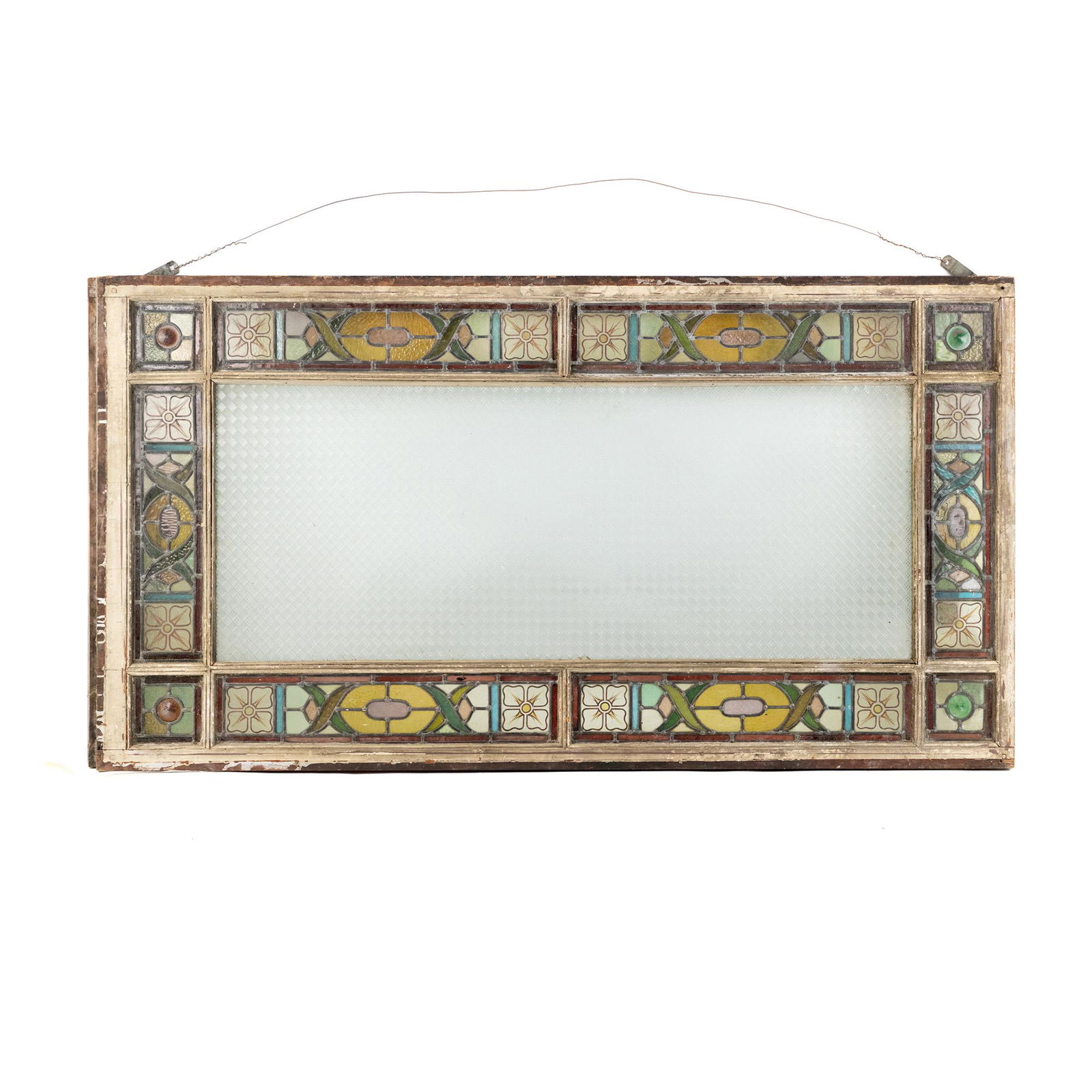 Antique Arts & Crafts Stained Glass Window c. 1920 (1 of 14)