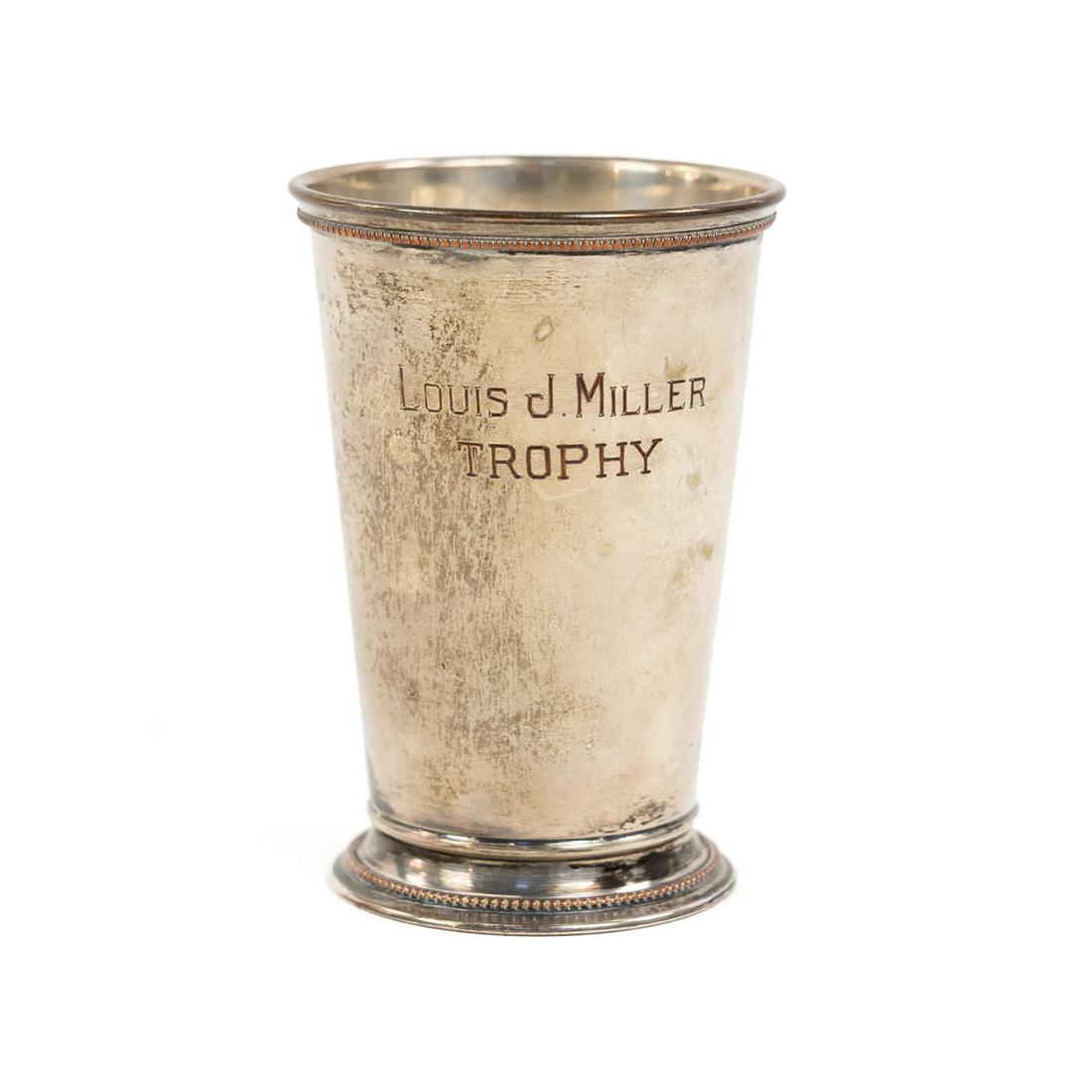 Vintage Patrick Henry Mint Julep Engraved Pewter Cup (1 of 6)