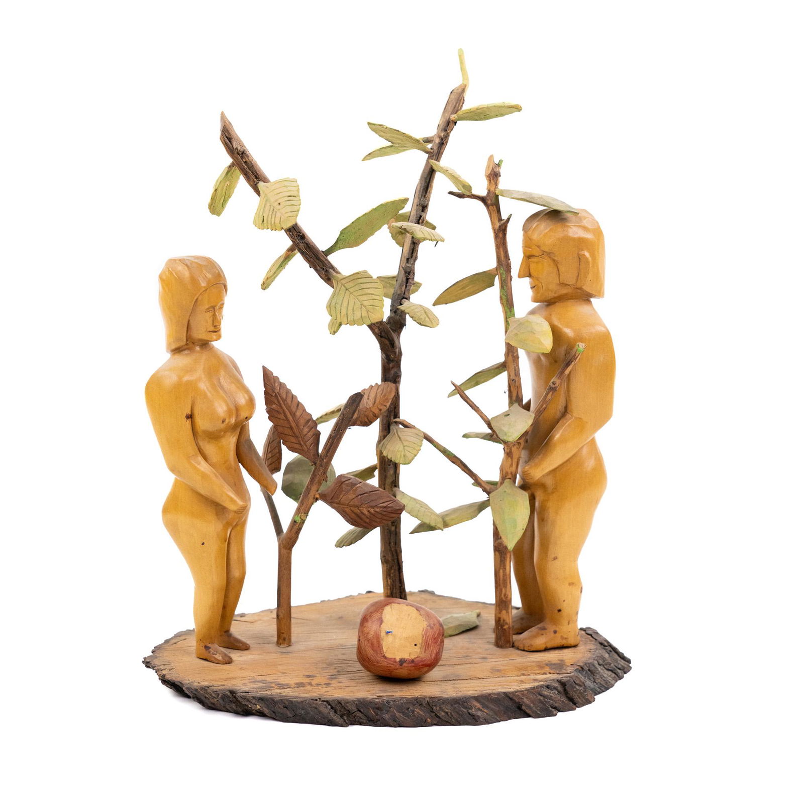 Unto Jarvi 'Adam & Eve' Wood Sculpture (1 of 7)
