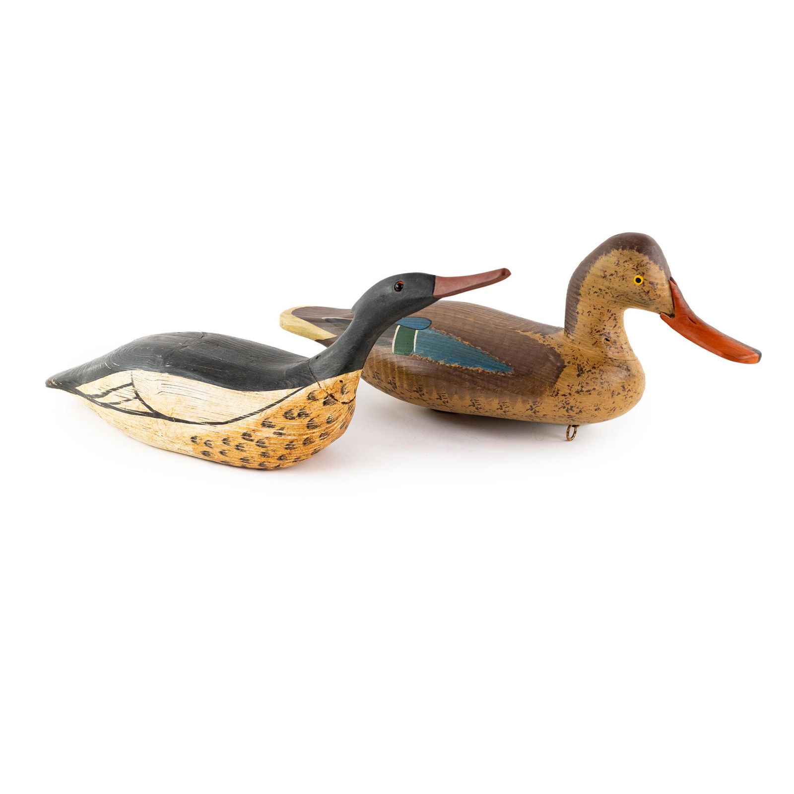 (2) BRYANT & Gary Crossman Carved Duck Decoys (1 of 13)
