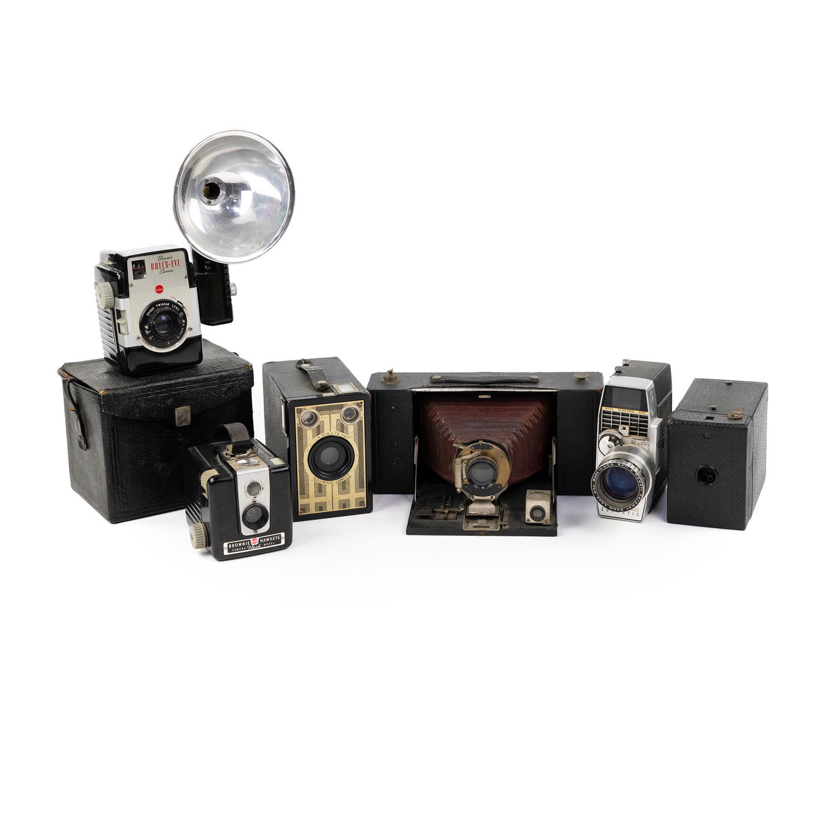 (6) Assorted vintage Cameras incl Brownie Bull's-Eye (1 of 20)