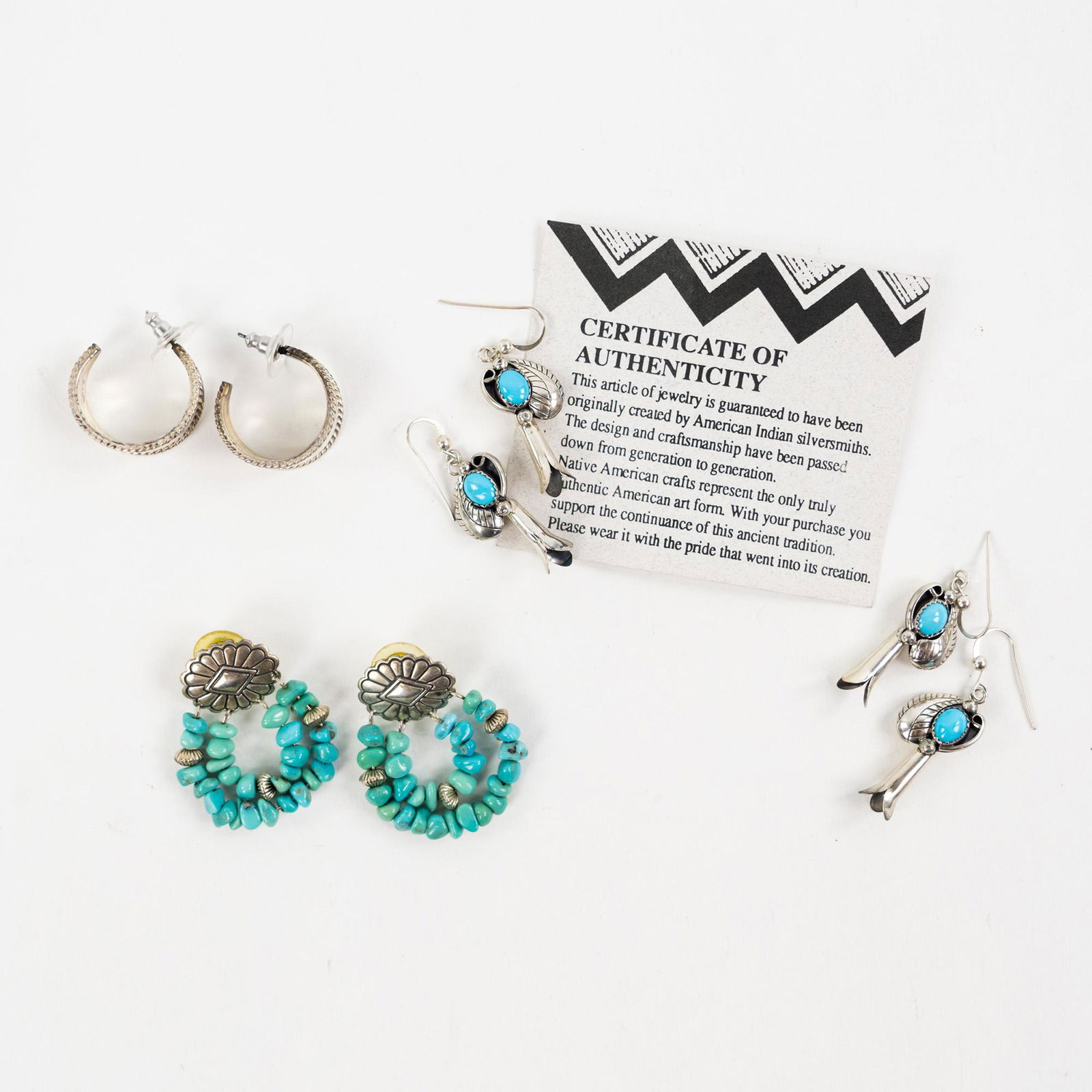 (8) Sterling Silver & Turquoise Navajo Jewelry (1 of 8)