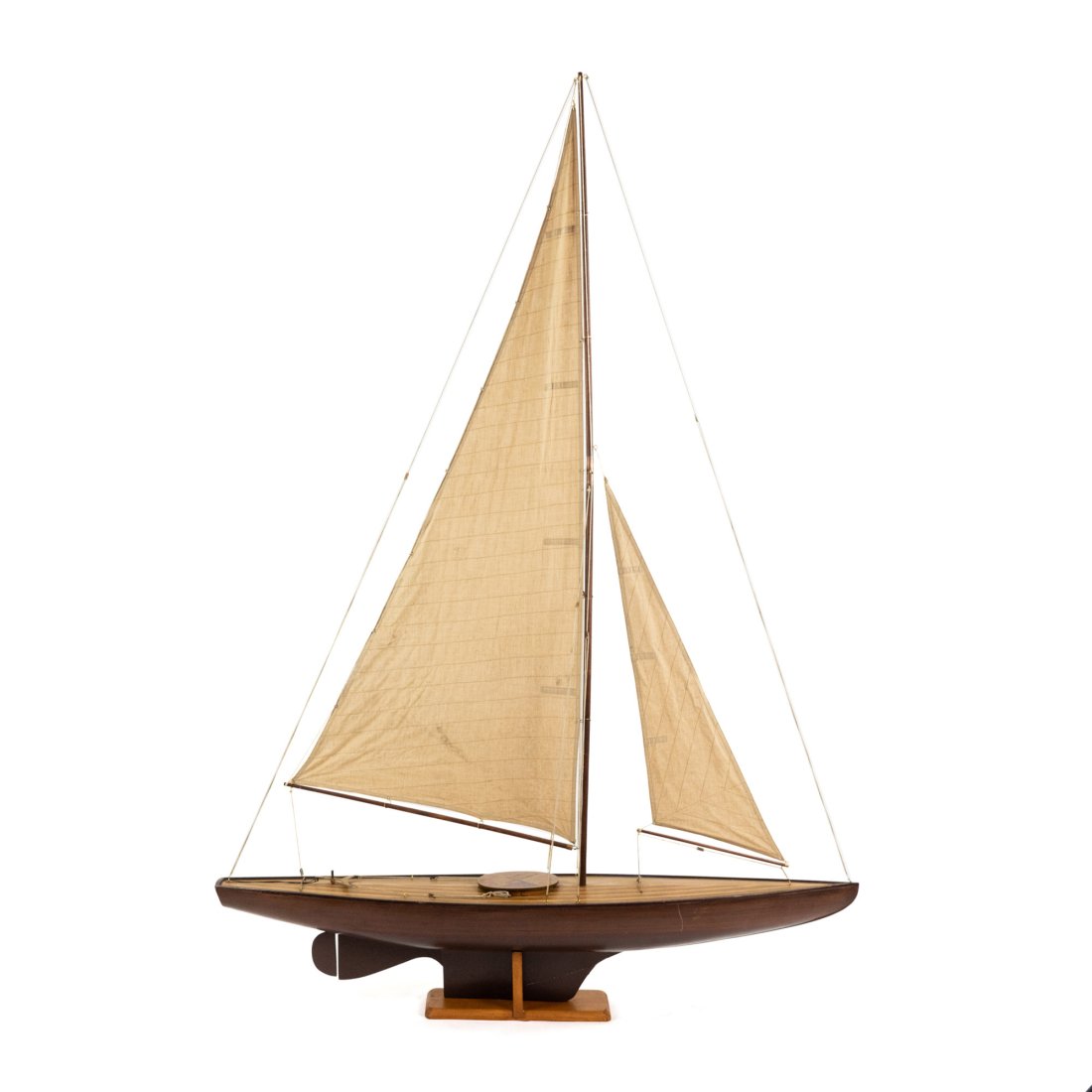 Wooden Royal Yacht Squadron NYYC Model Ship (1 of 19)
