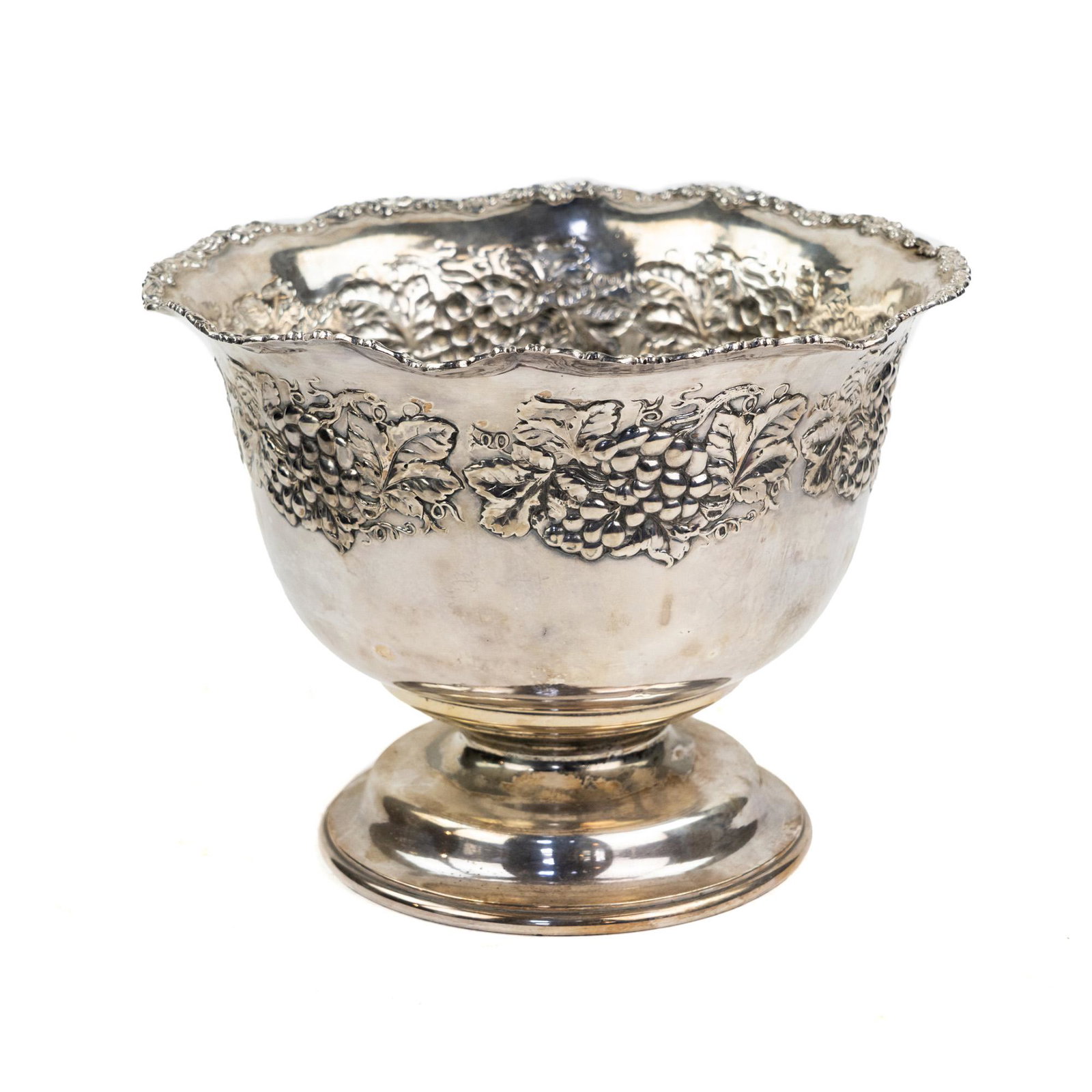 Vintage Victorian Style Large Silver Punch Bowl (1 of 7)