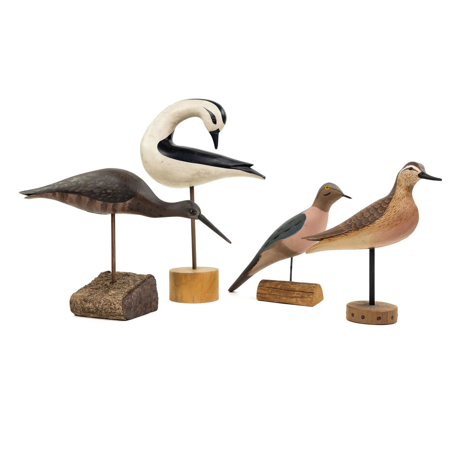 (4) David Rhodes Shorebird Decoys on Stands (1 of 17)