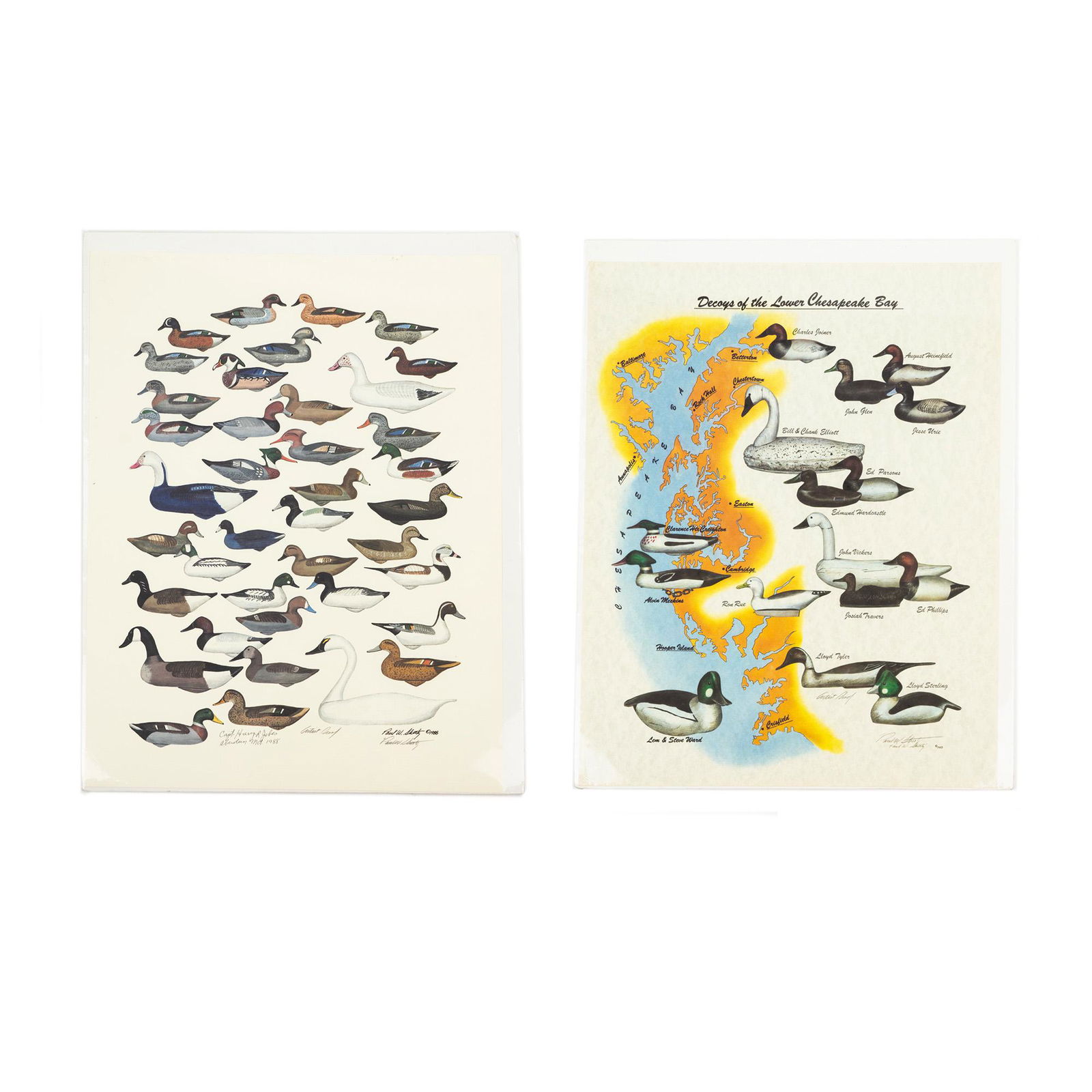 (2) Vintage Duck Decoy Posters (1 of 16)