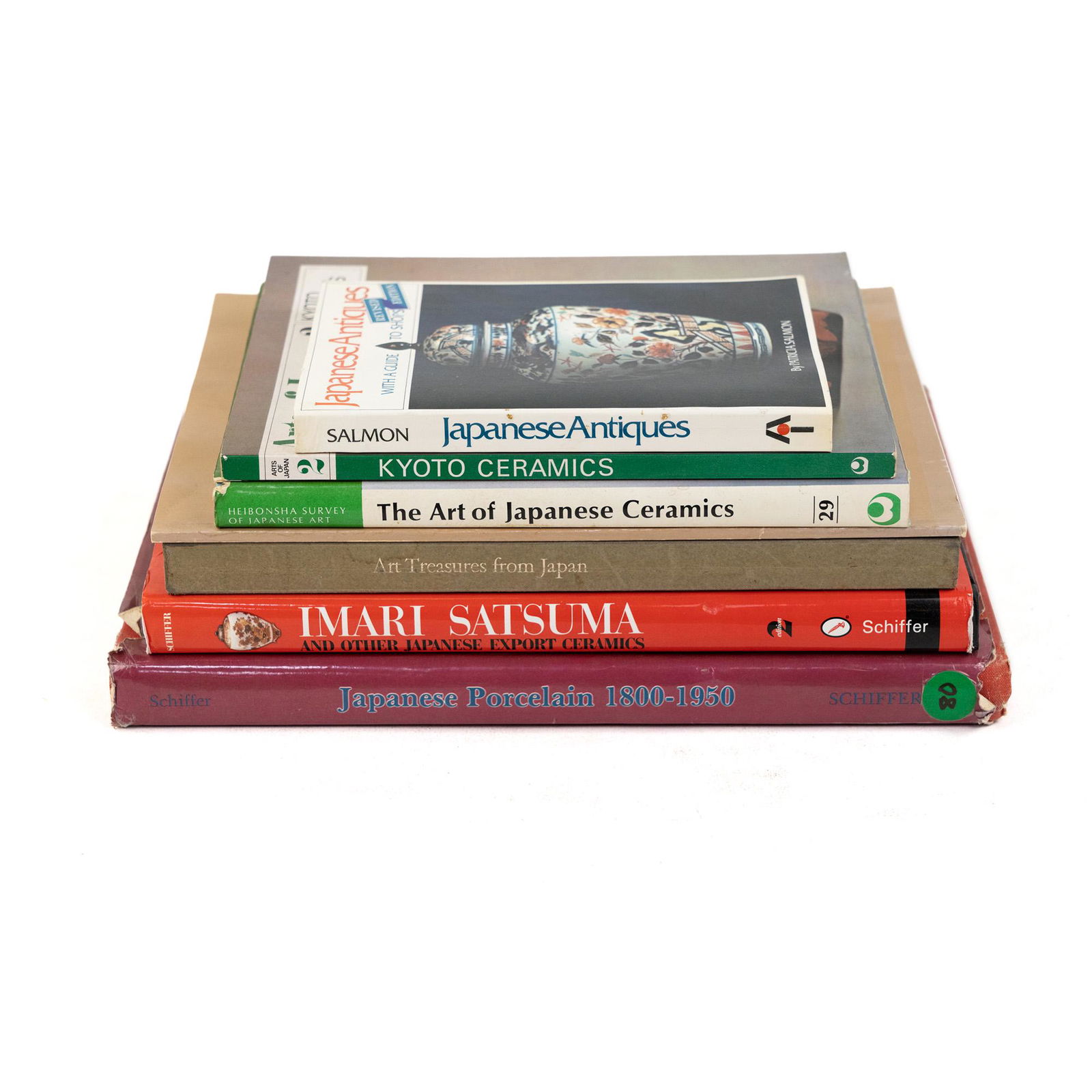 (7) Japanese Ceramics Reference Books incl 'Art Treasures' (1 of 9)
