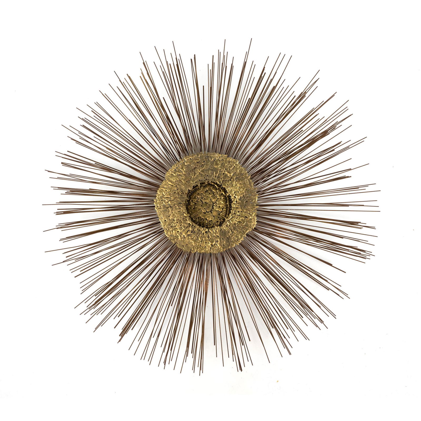 William Friedle Brutalist Sunburst Wall Sculpture (1 of 6)