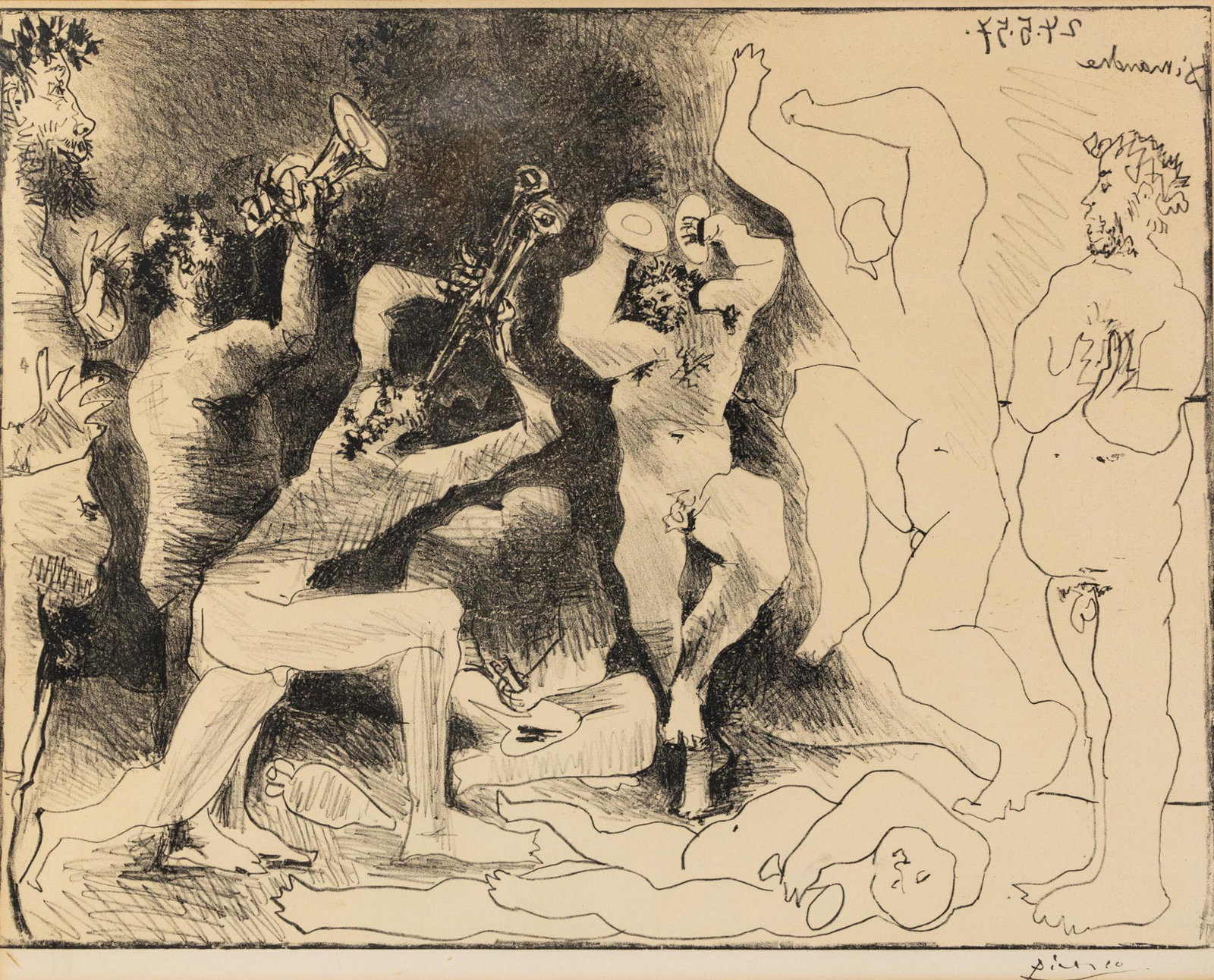 After Pablo Picasso 'Le Danse Des Faunes' Lithograph (1 of 10)