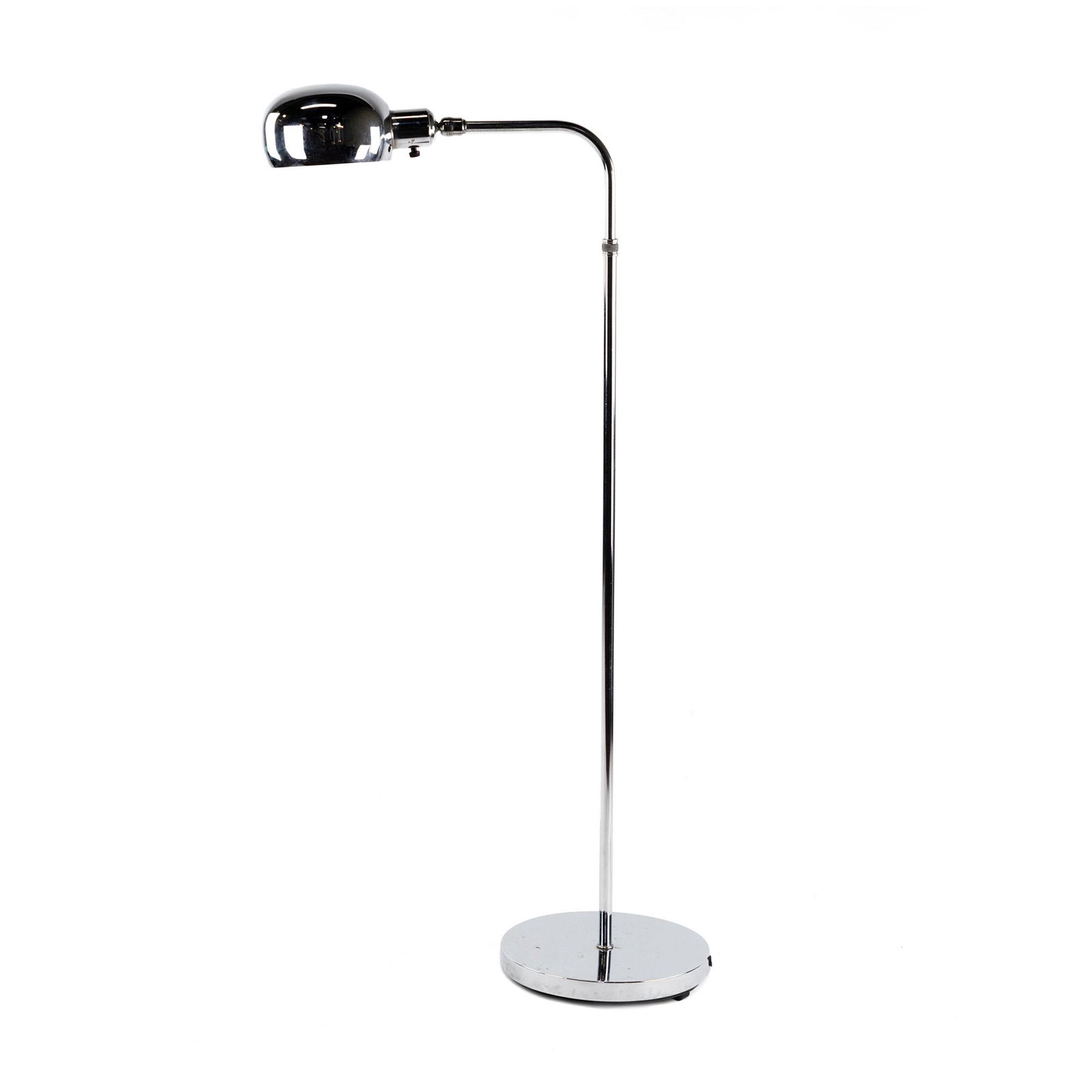 Chrome Adjustable Gooseneck Floor Lamp (1 of 9)