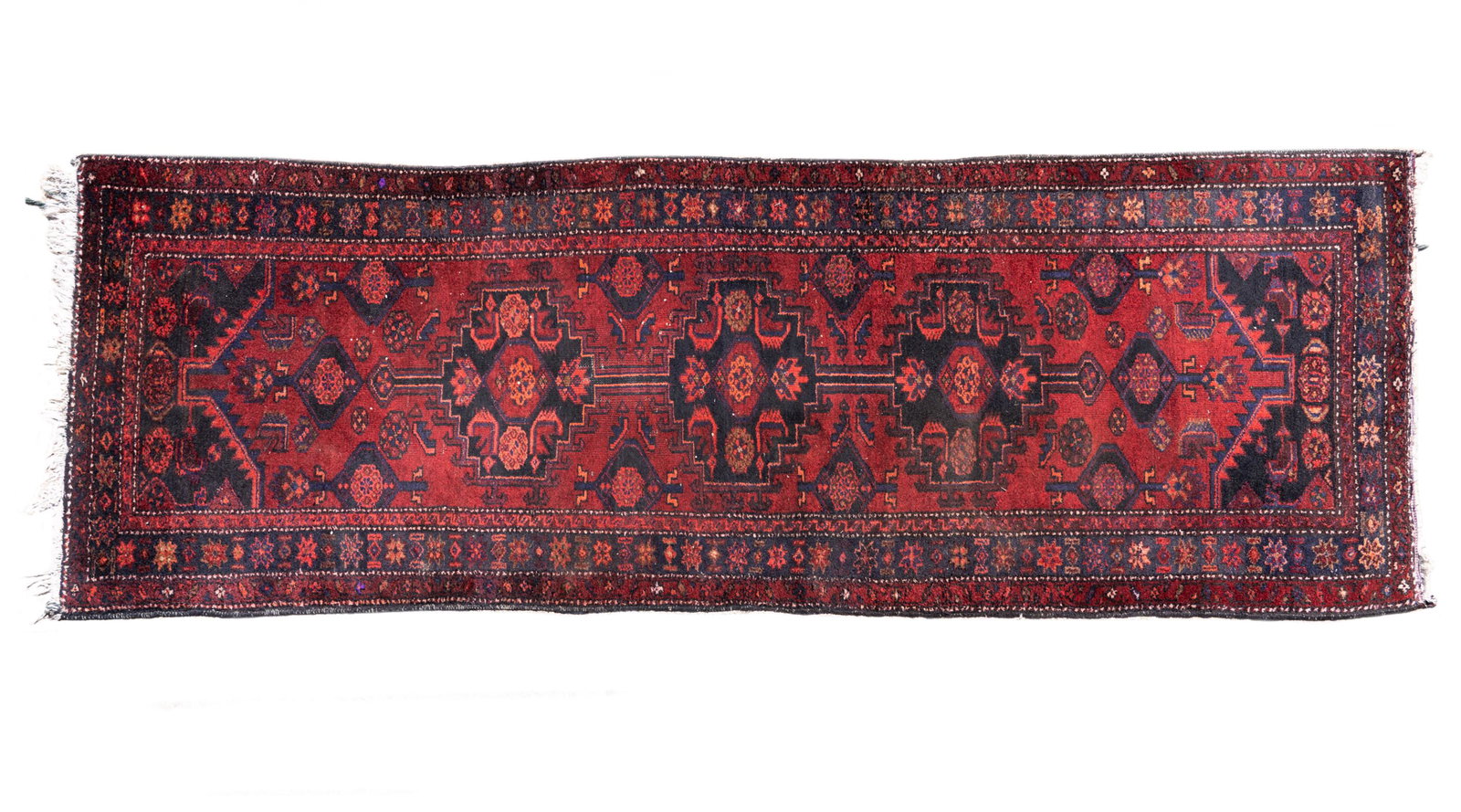 Handwoven Hamadan Persian Runner Rug 118" x 40" (1 of 9)