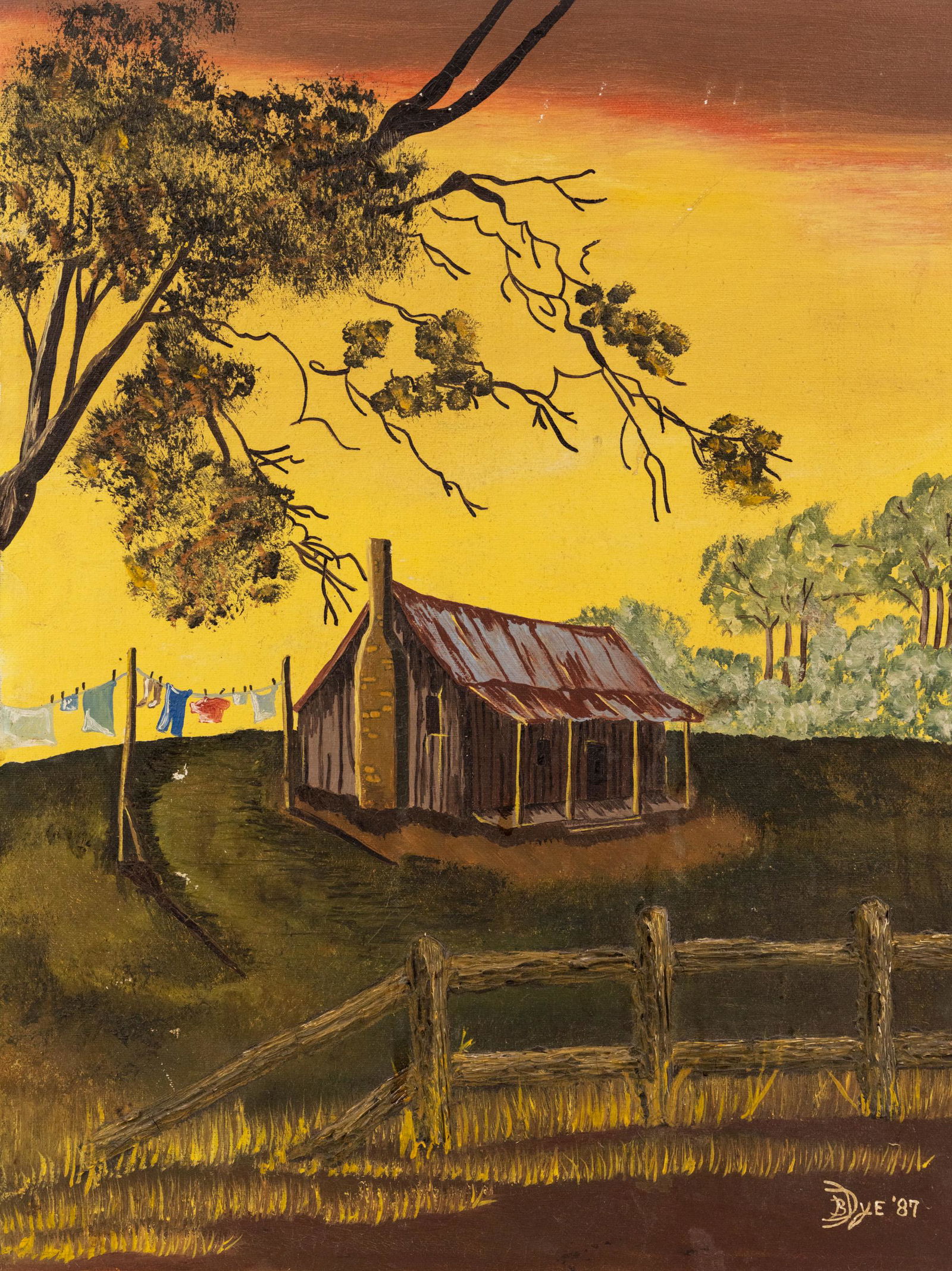 Betty Dye 'Serenity' O/C Painting (1 of 11)