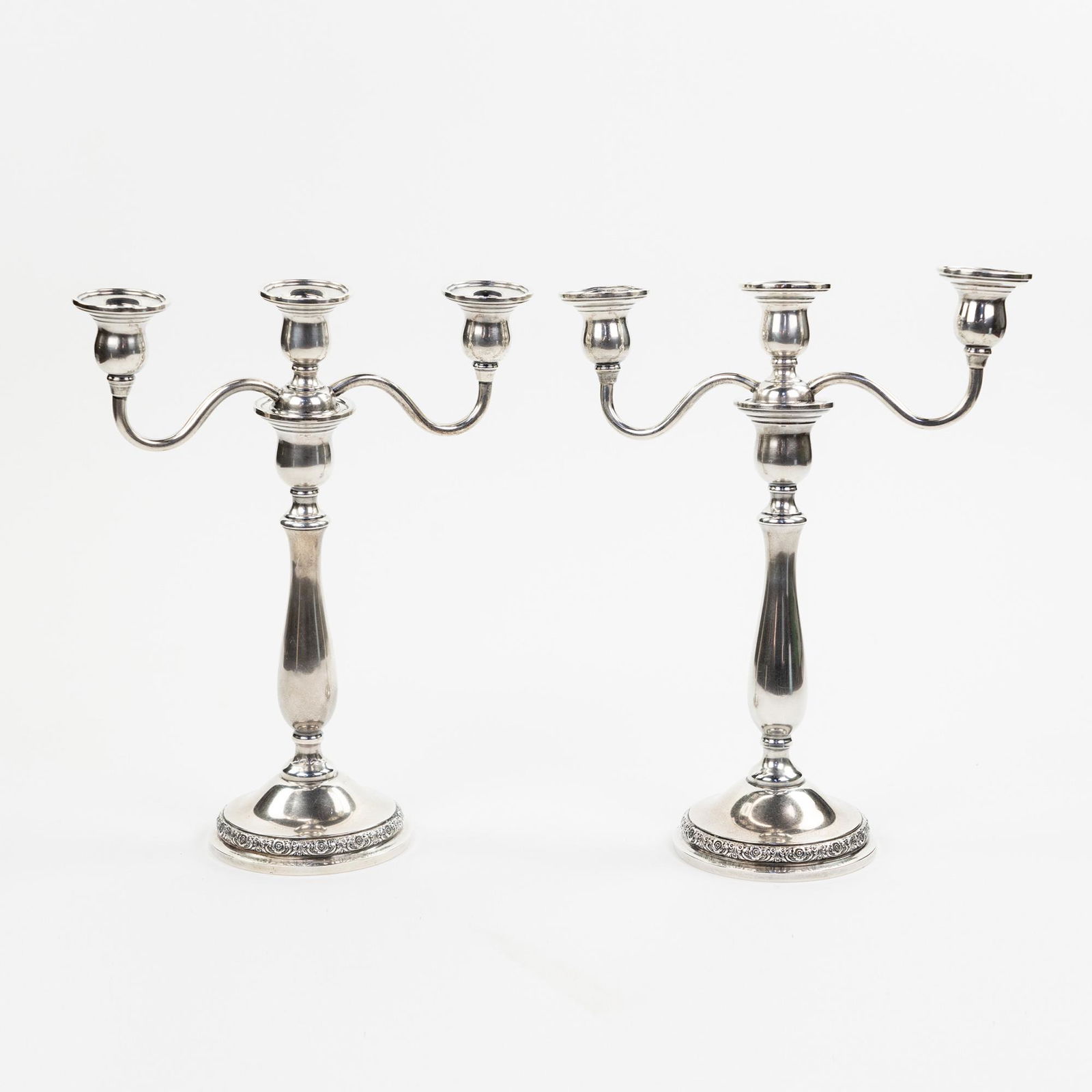 (2) International 'Prelude' Sterling Candelabras (1 of 13)